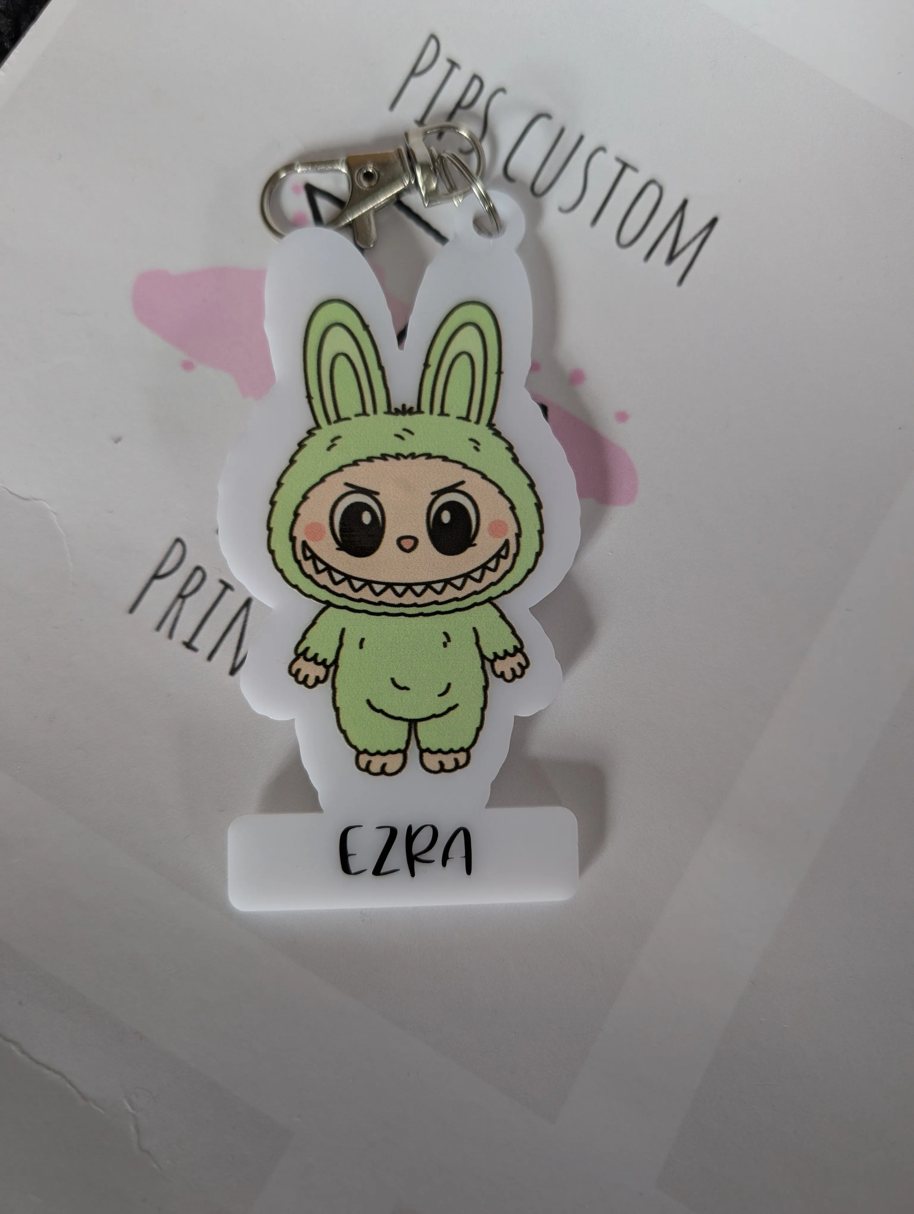 Product image for Little Monster Key Ring - Green