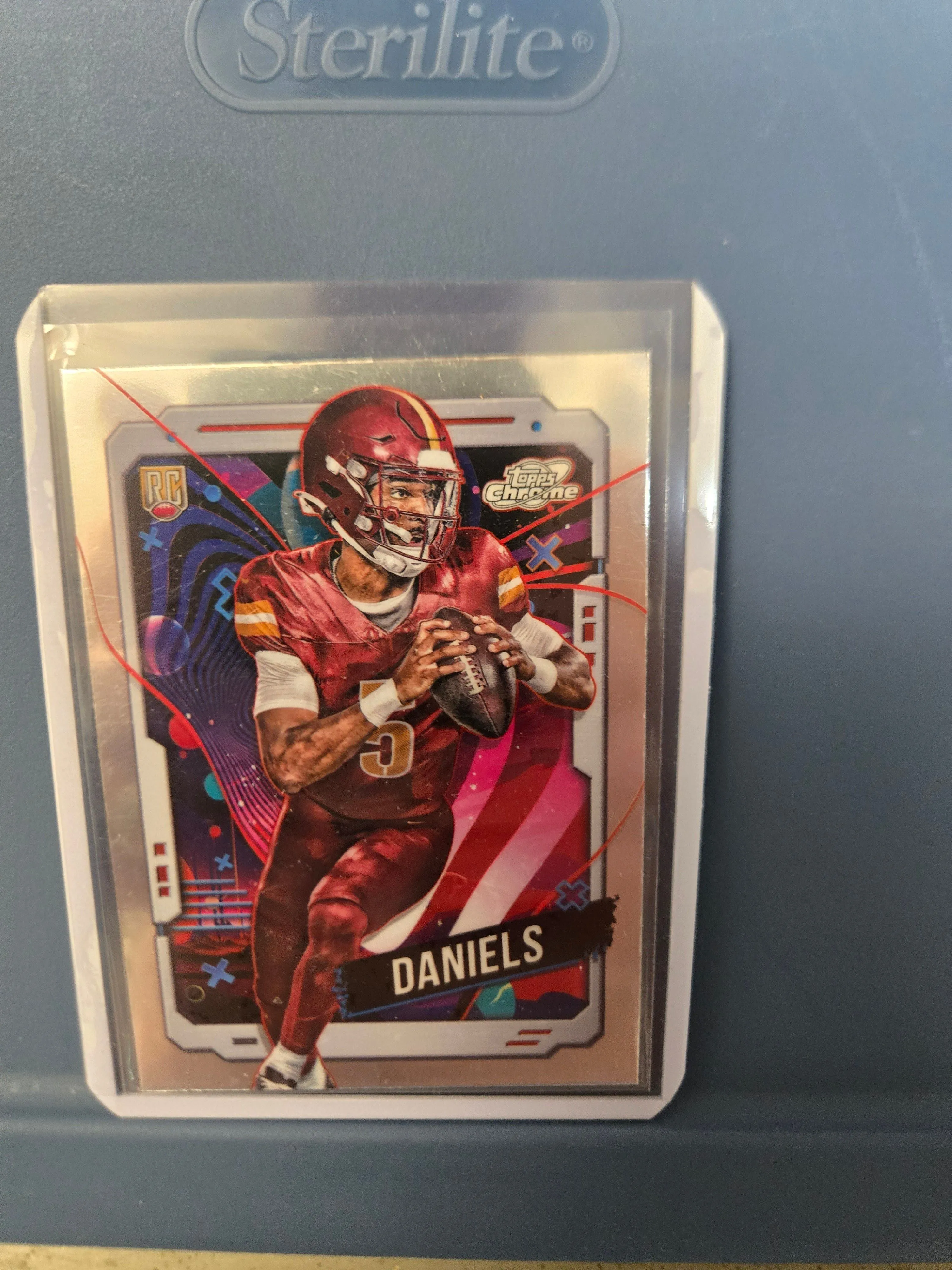 Product image for Jayden Daniels Topps Chrome Cosmic