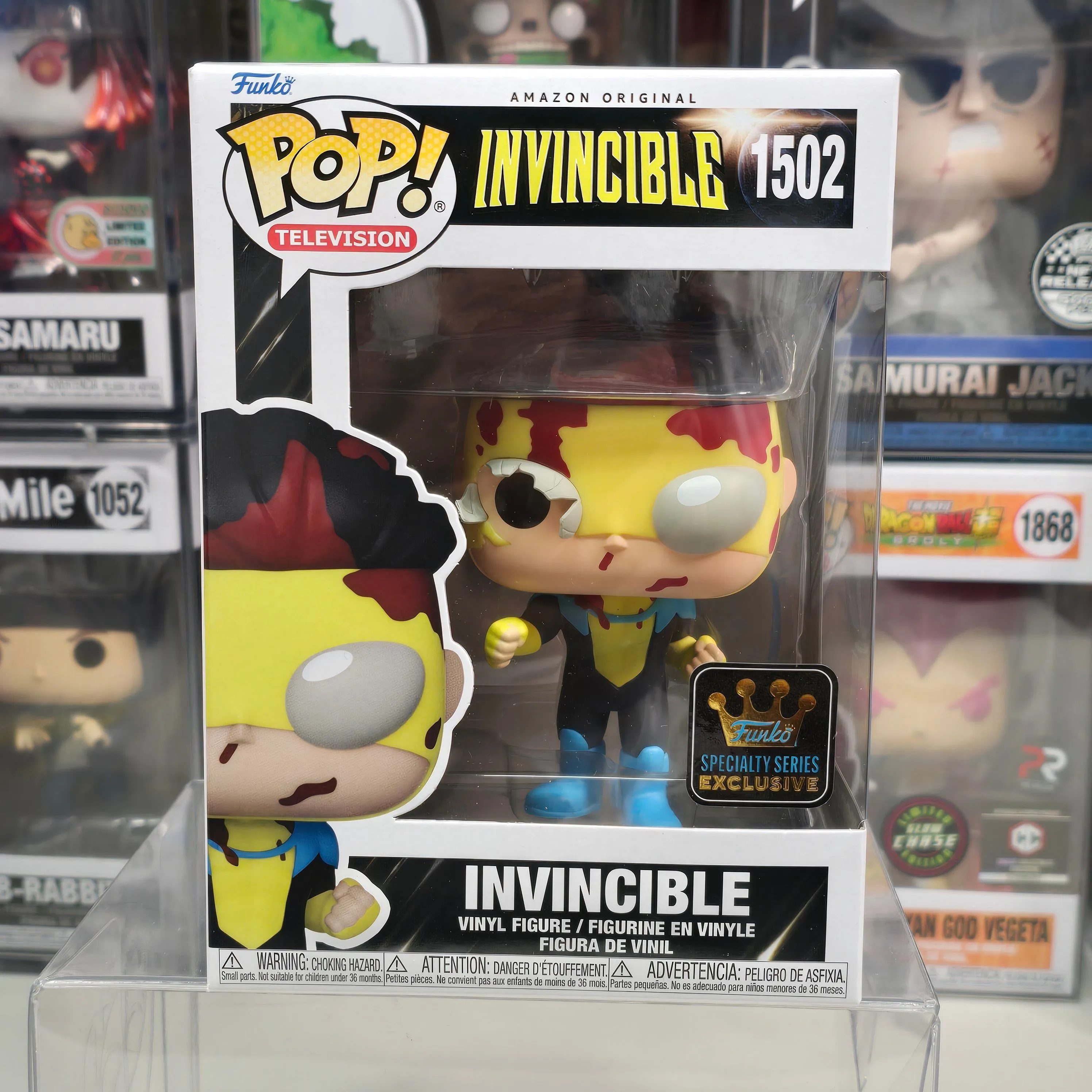 Product image for Television- Invincible (Bloody) Funko Specialty Series Exclusive Funko Pop 1502