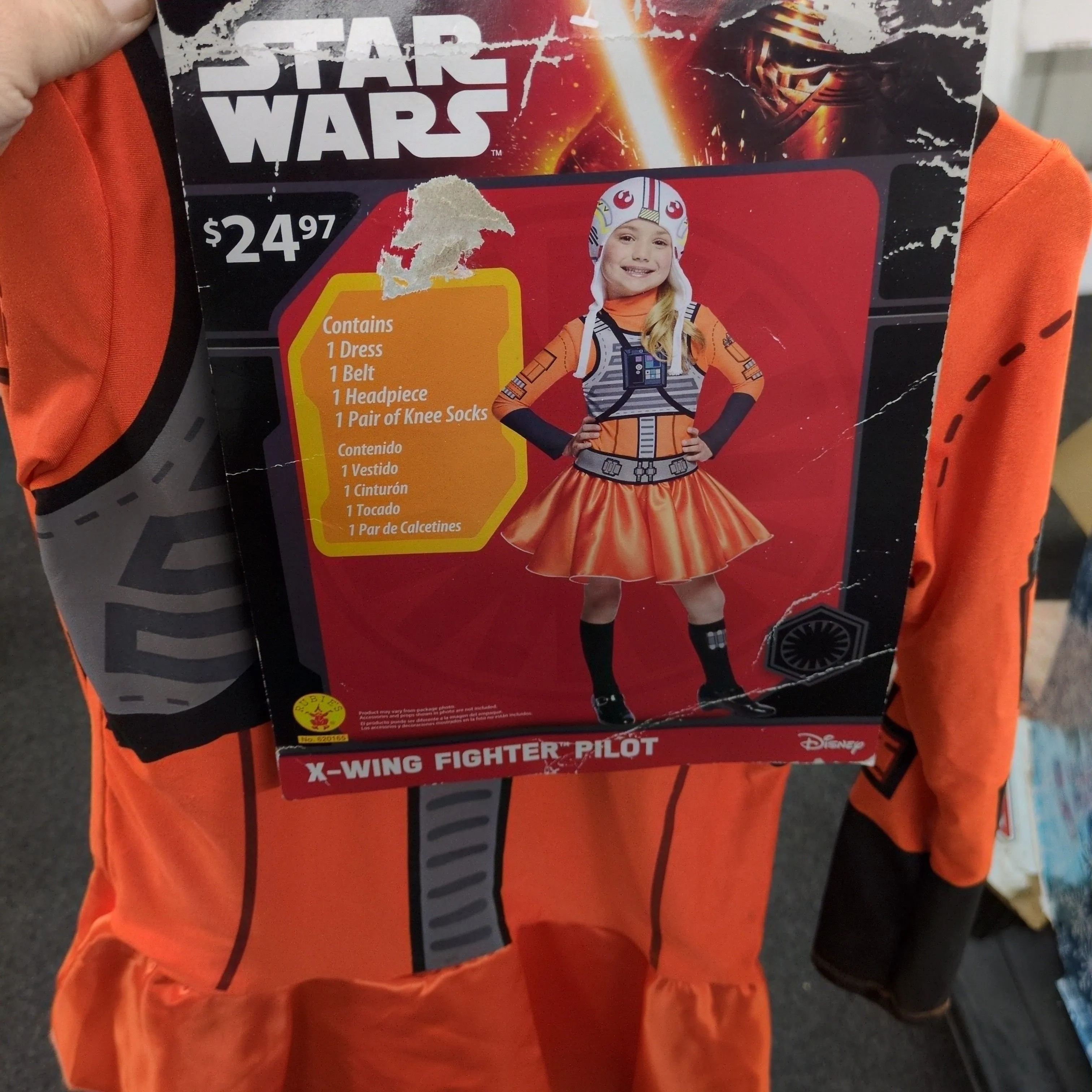 Product image for Stars Wars x-Wing Fighter Pilot Halloween Costume Dress Up