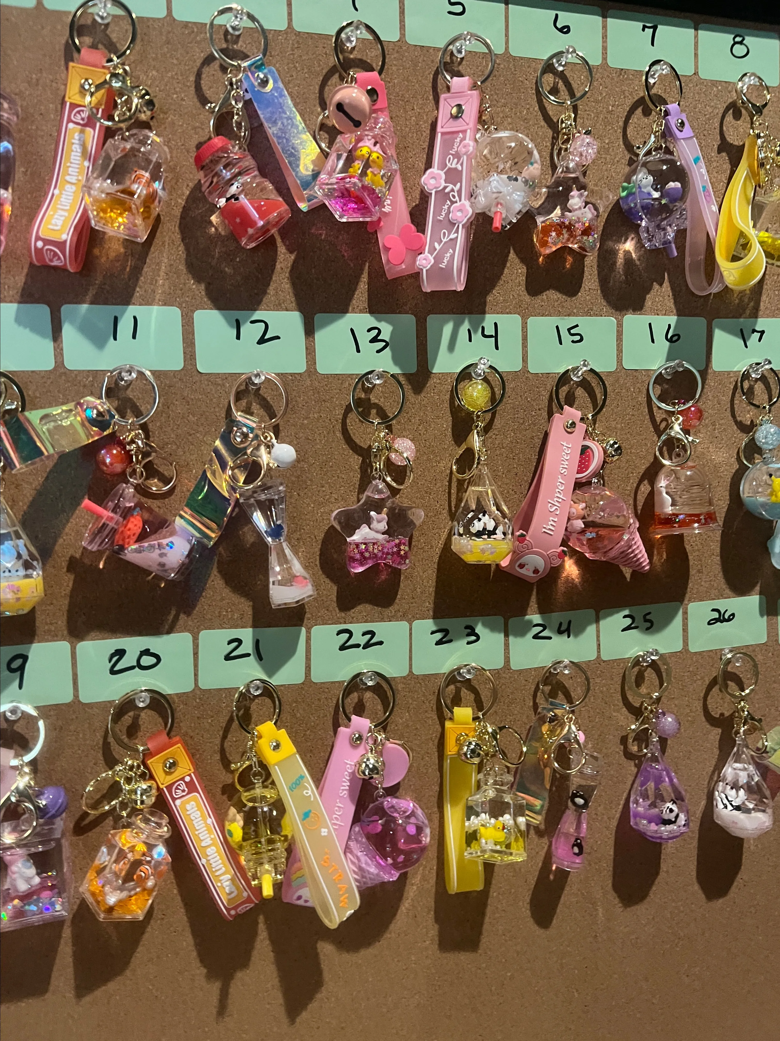 Product image for 1 Keychain, your choice from board