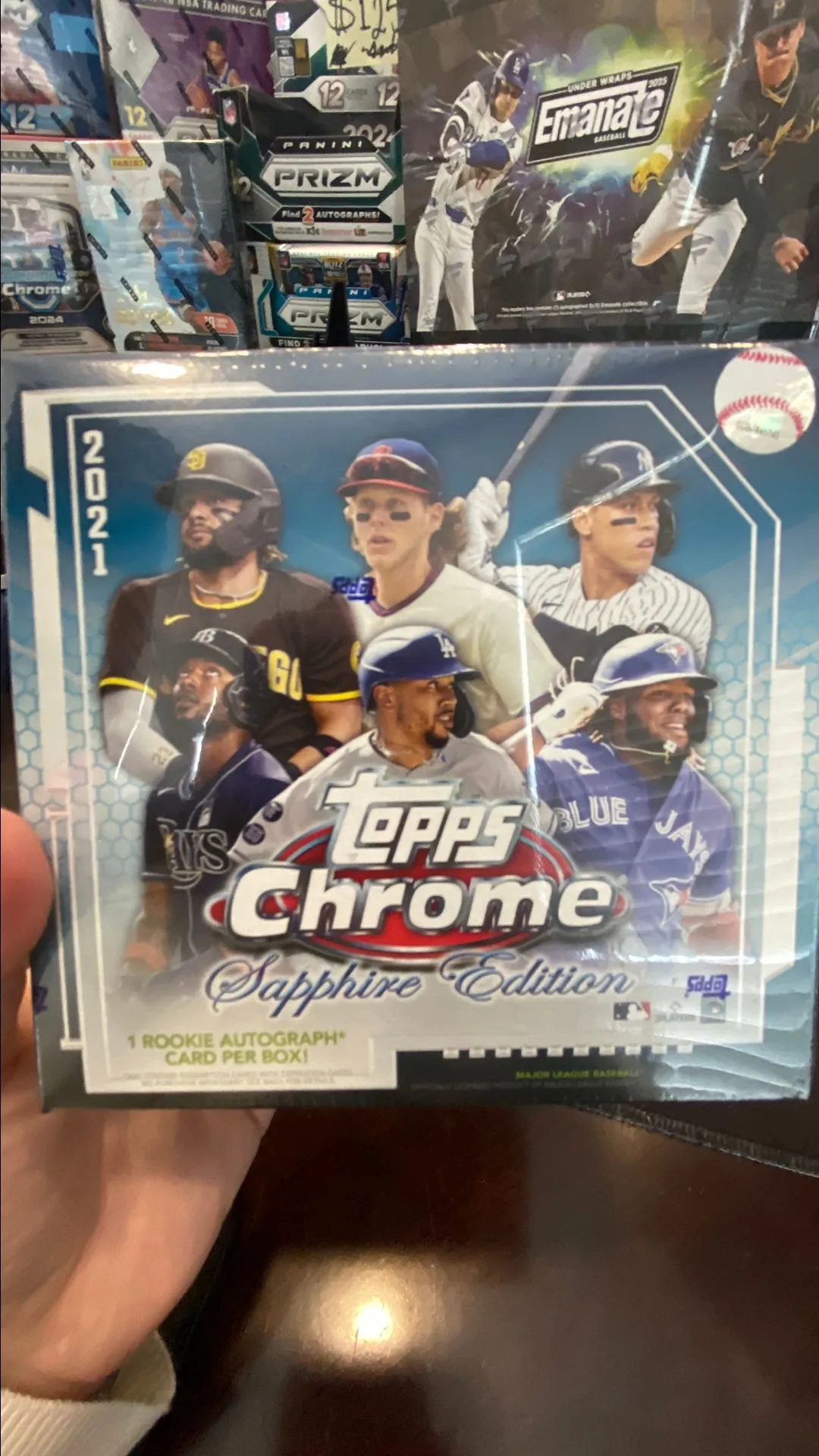 Product image for 2021 topps chrome sapphire edition