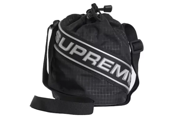 Product image for Bag - Supreme Small Cinch Pouch (FW23) Black