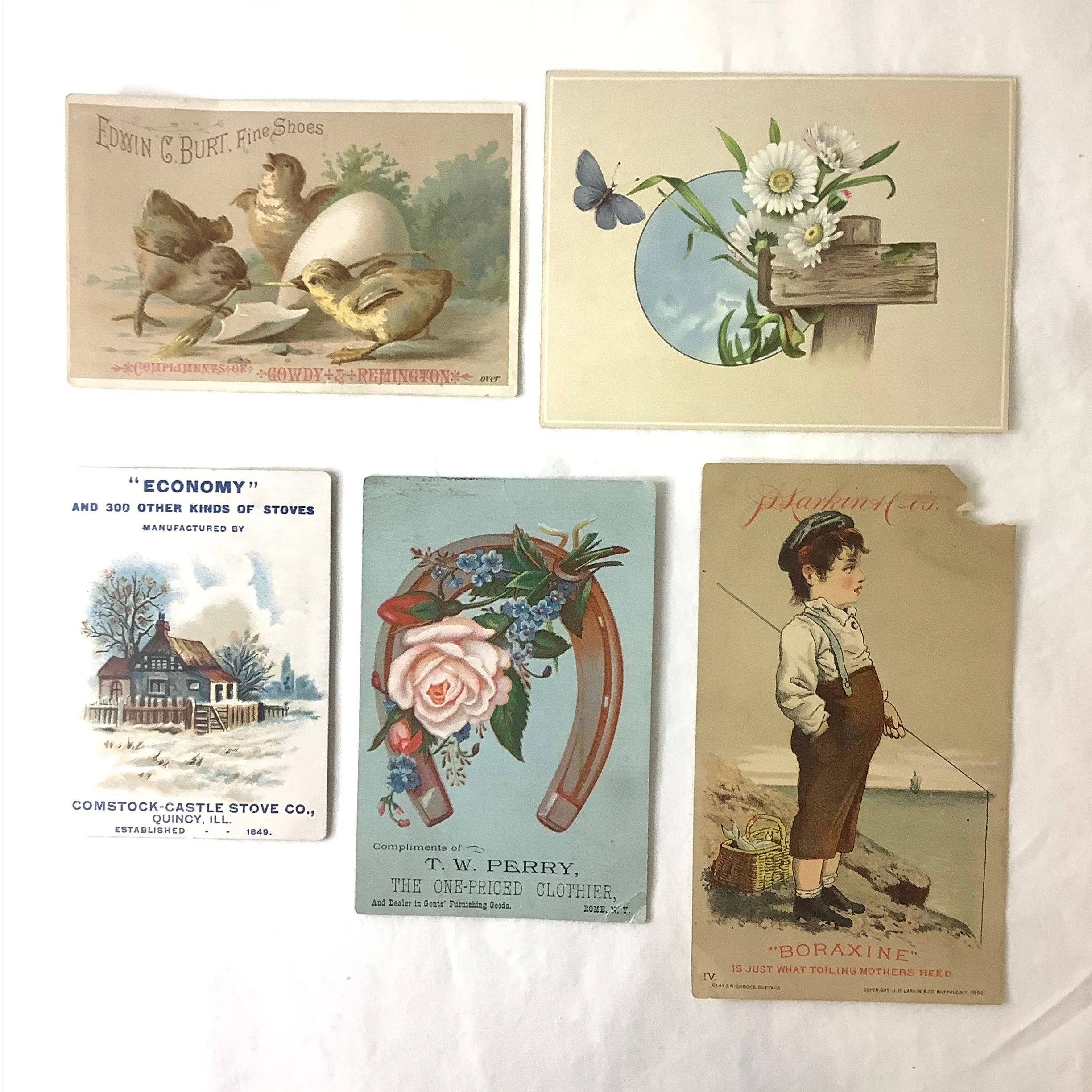 Product image for 7. Victorian trade cards- choice of 2