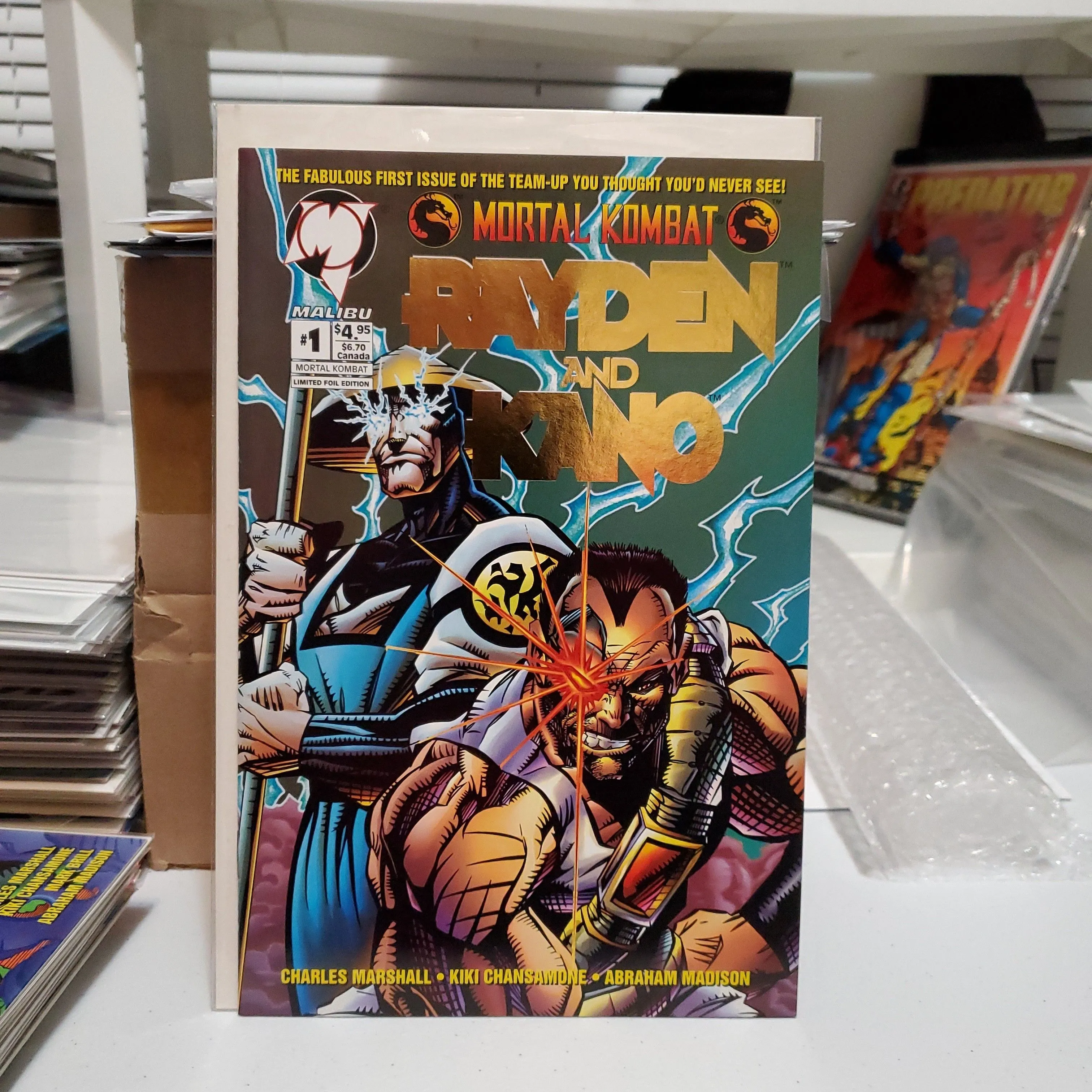 Product image for Mortal Kombat: Rayden and Kano #1 Foil