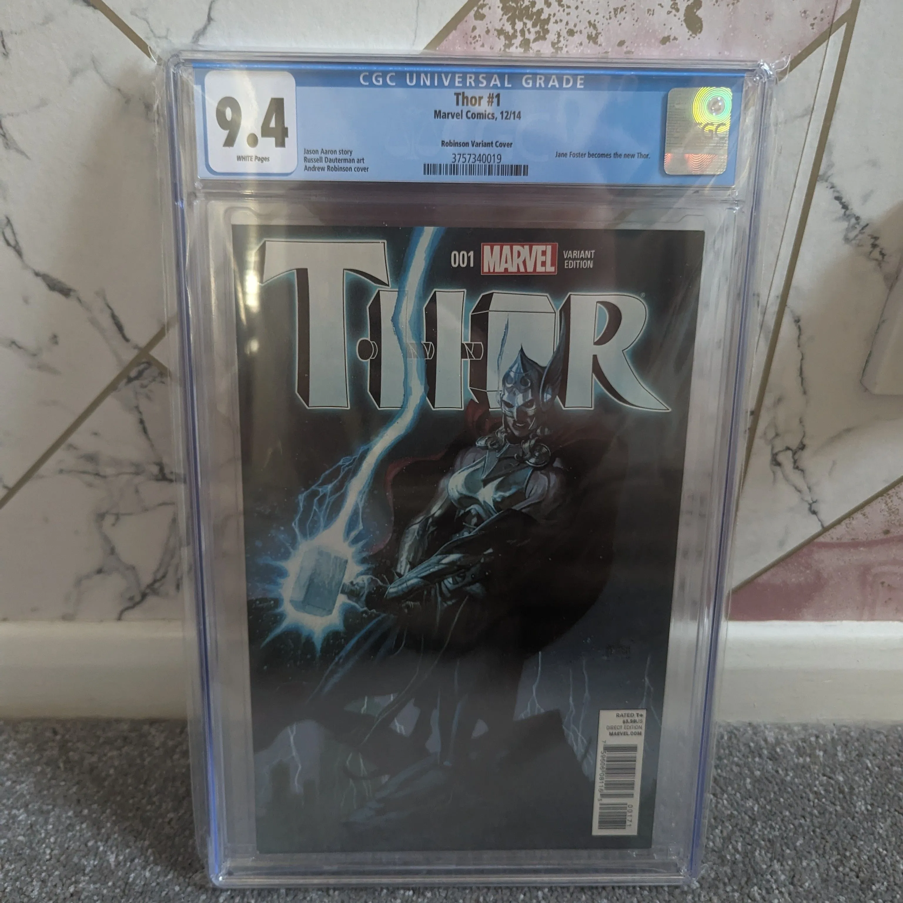 Product image for thor 1 cgc Jane Foster Thor