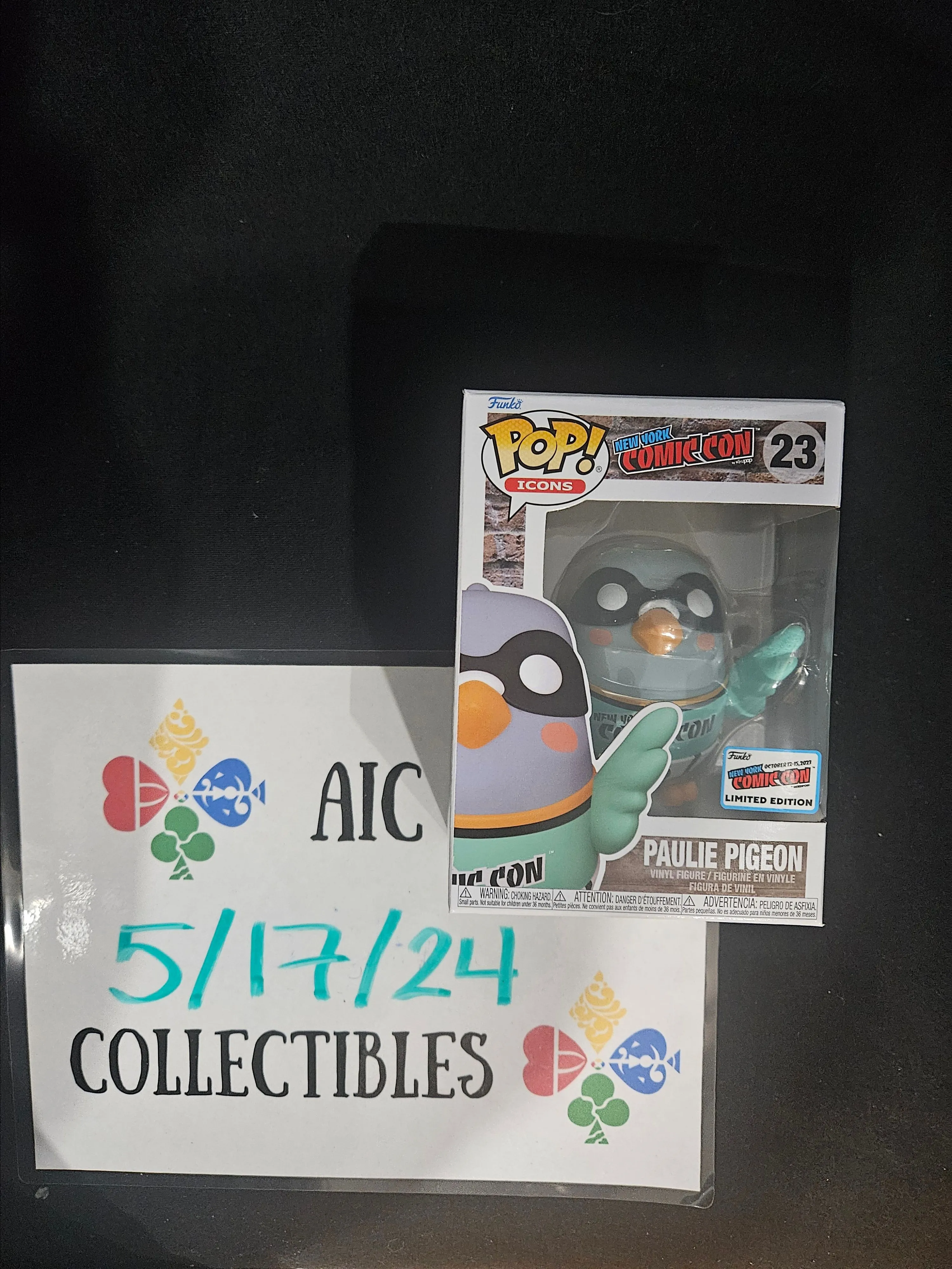 Product image for Funko Pop! Vinyl: Paulie Pigeon - New York Comic Con (Con Sticker) #23