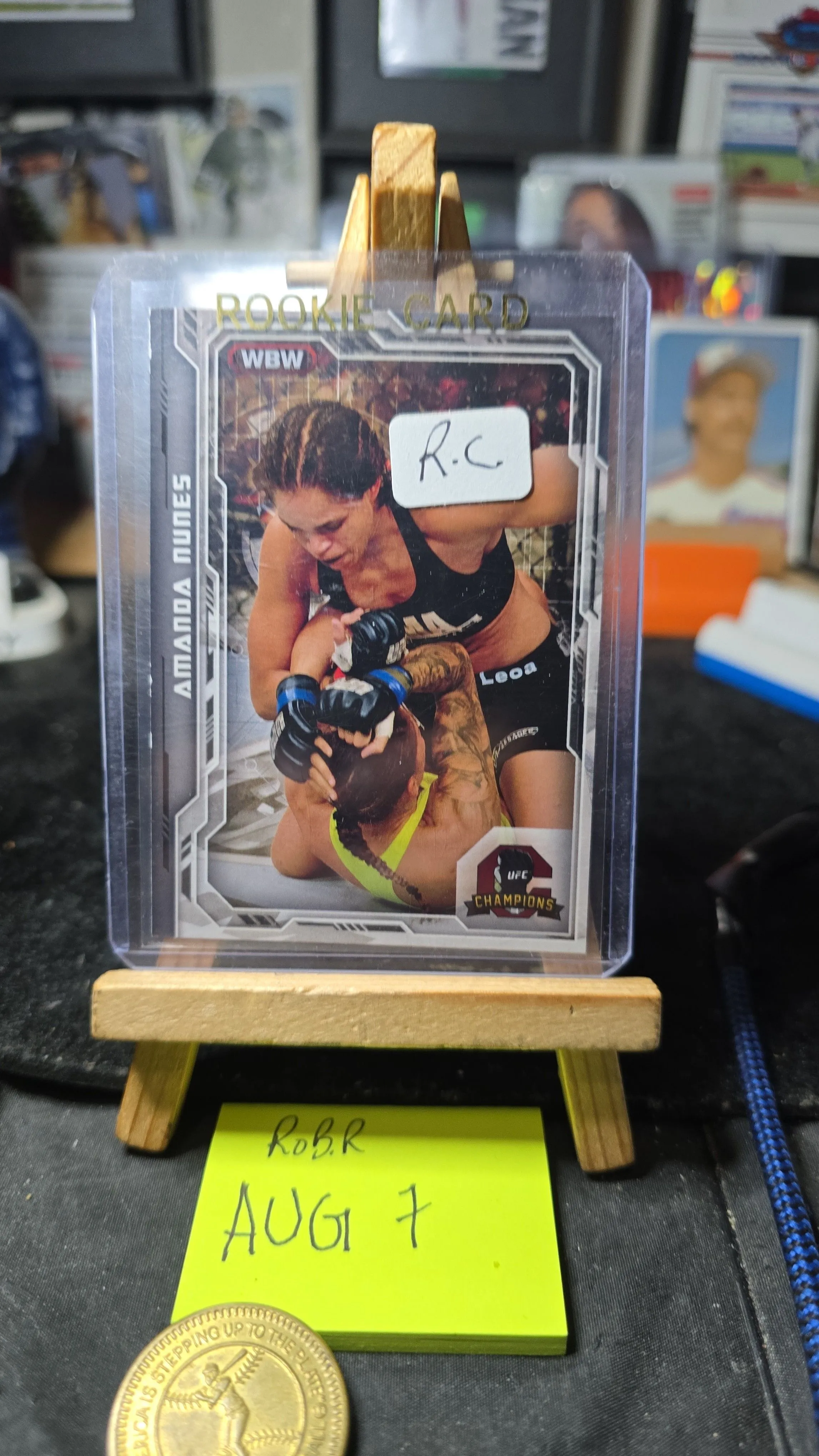 Product image for 2014 topps UFC champions AMANDA NUNES RC