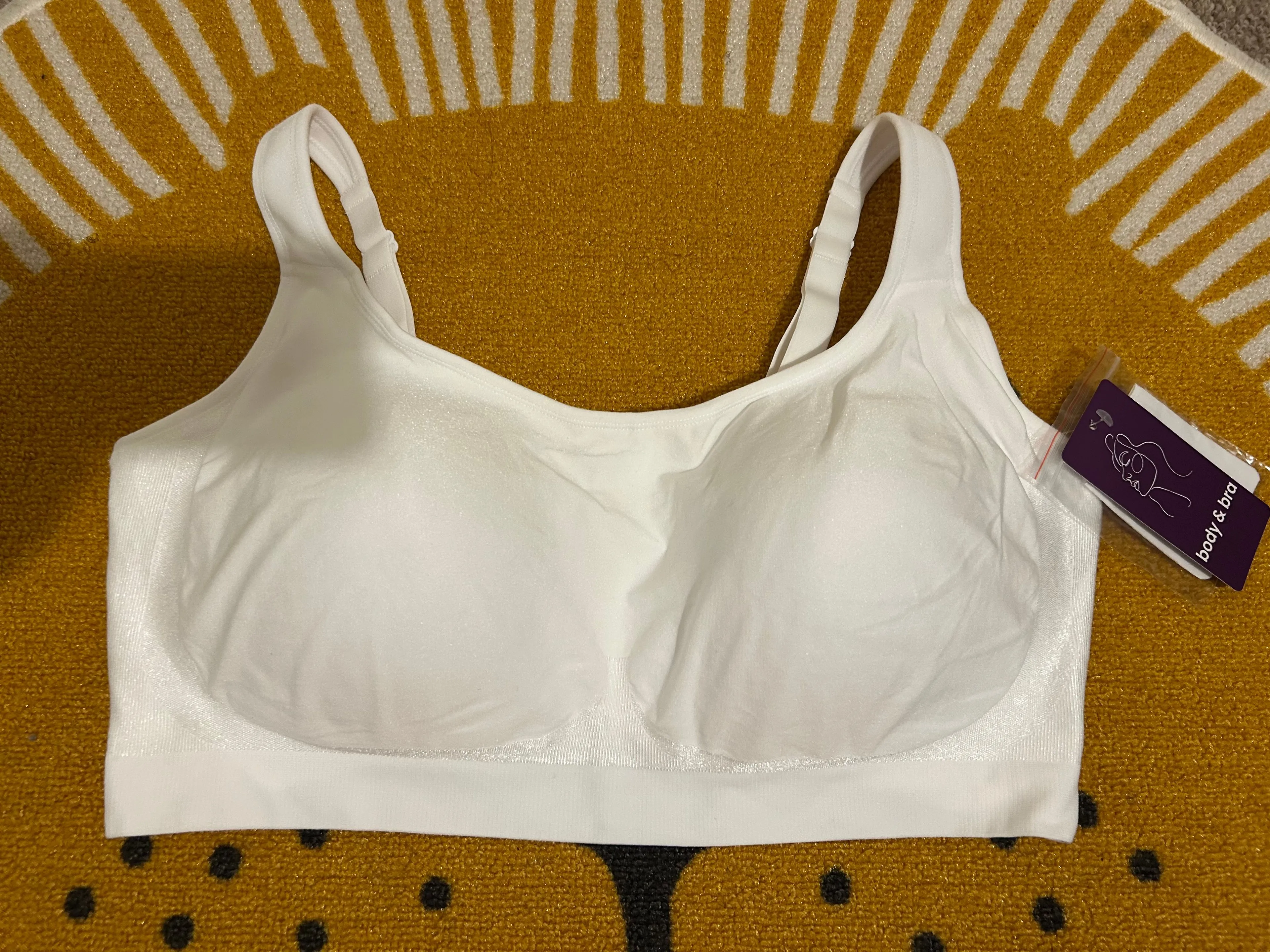 Product image for Body&Bra sporty white bra size: XXXL new