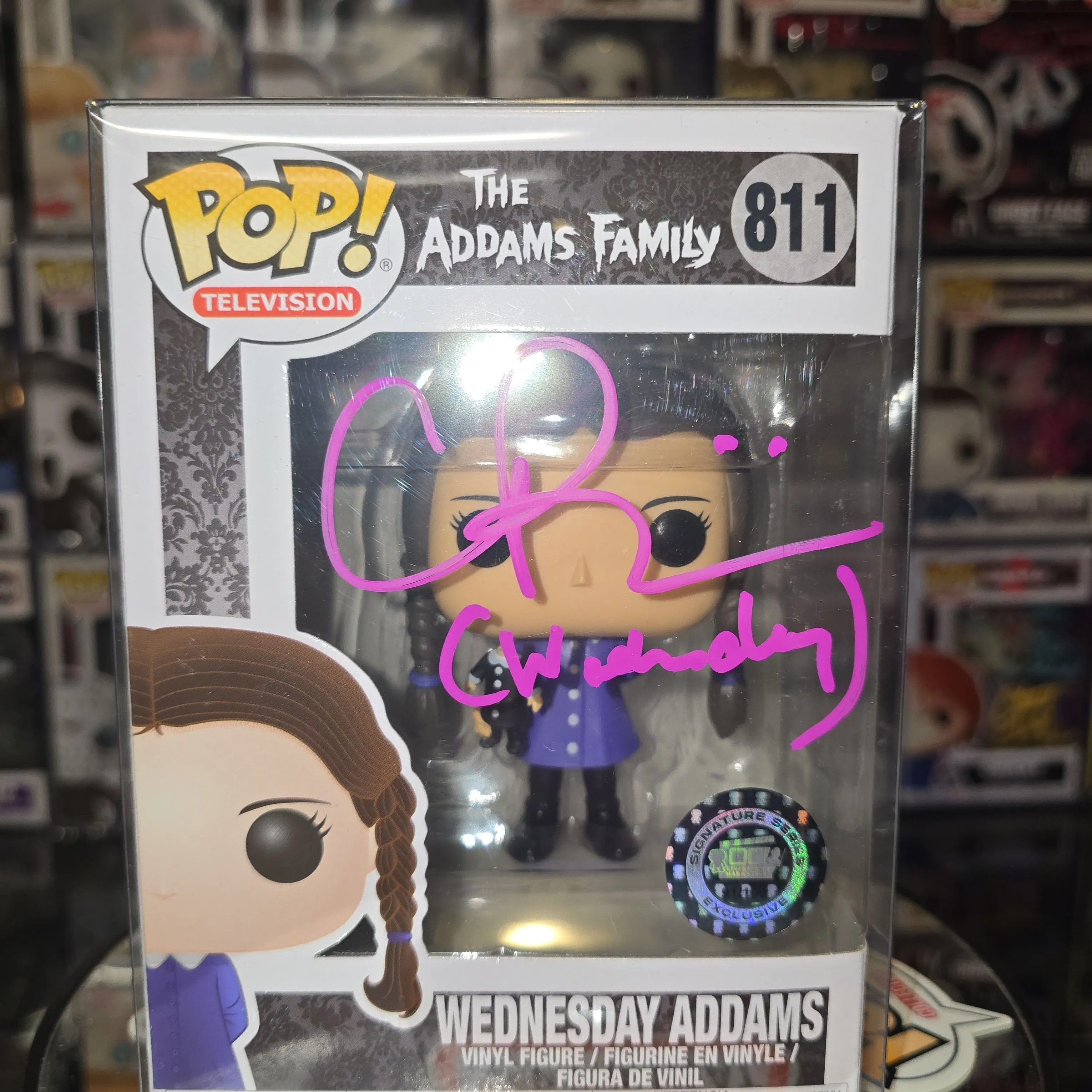 Product image for Wednesday Addams Auto Christina Ricci Addams Family  