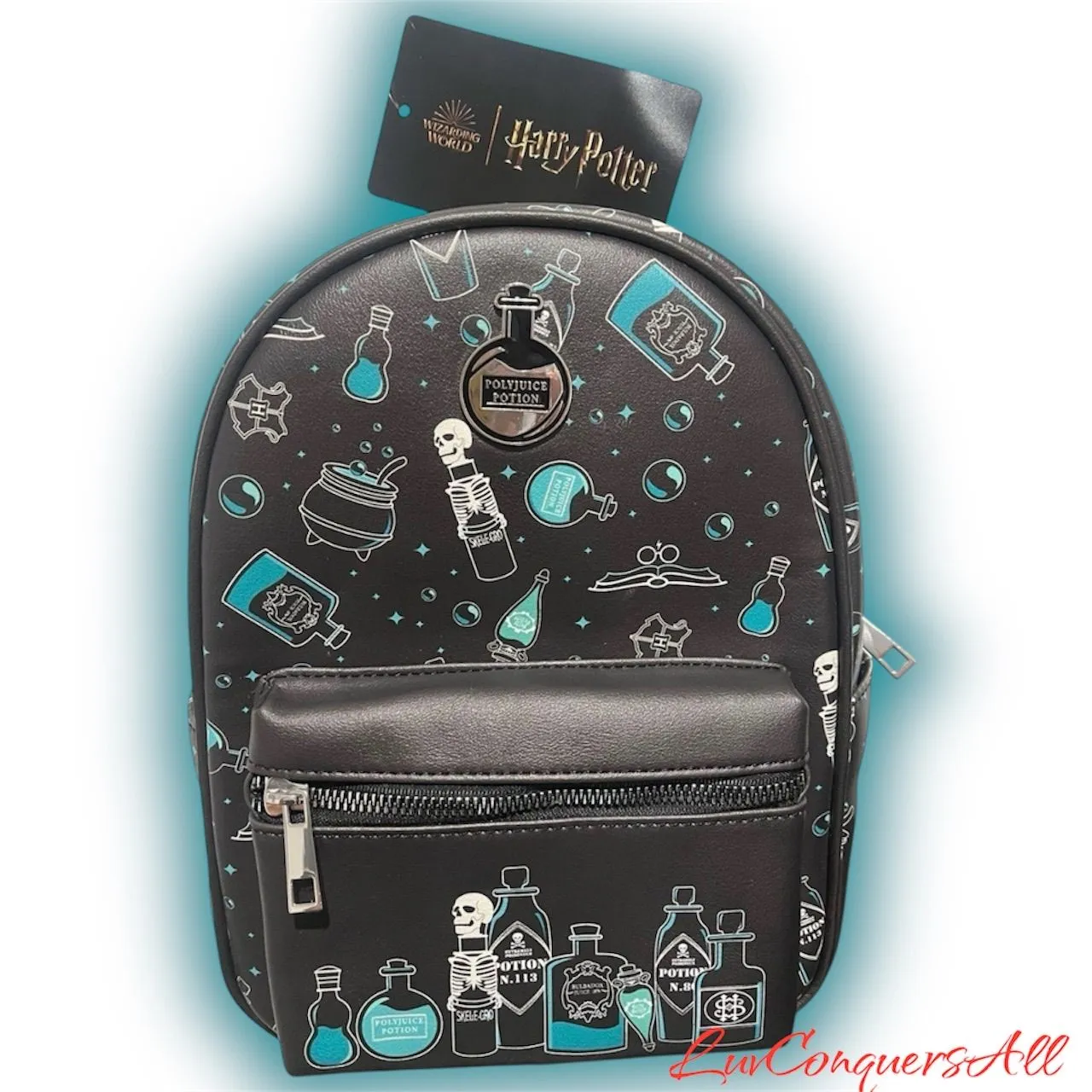 harry potter potions mini backpack Amazon.com | Loungefly Hermione Potion Making Hogwarts Wizarding School Bag Accessory Standard, Light Blue,lush,white Get your supernatural on and take a piece of Harry Potter magic with you wherever you go Wizarding World of Harry Potter