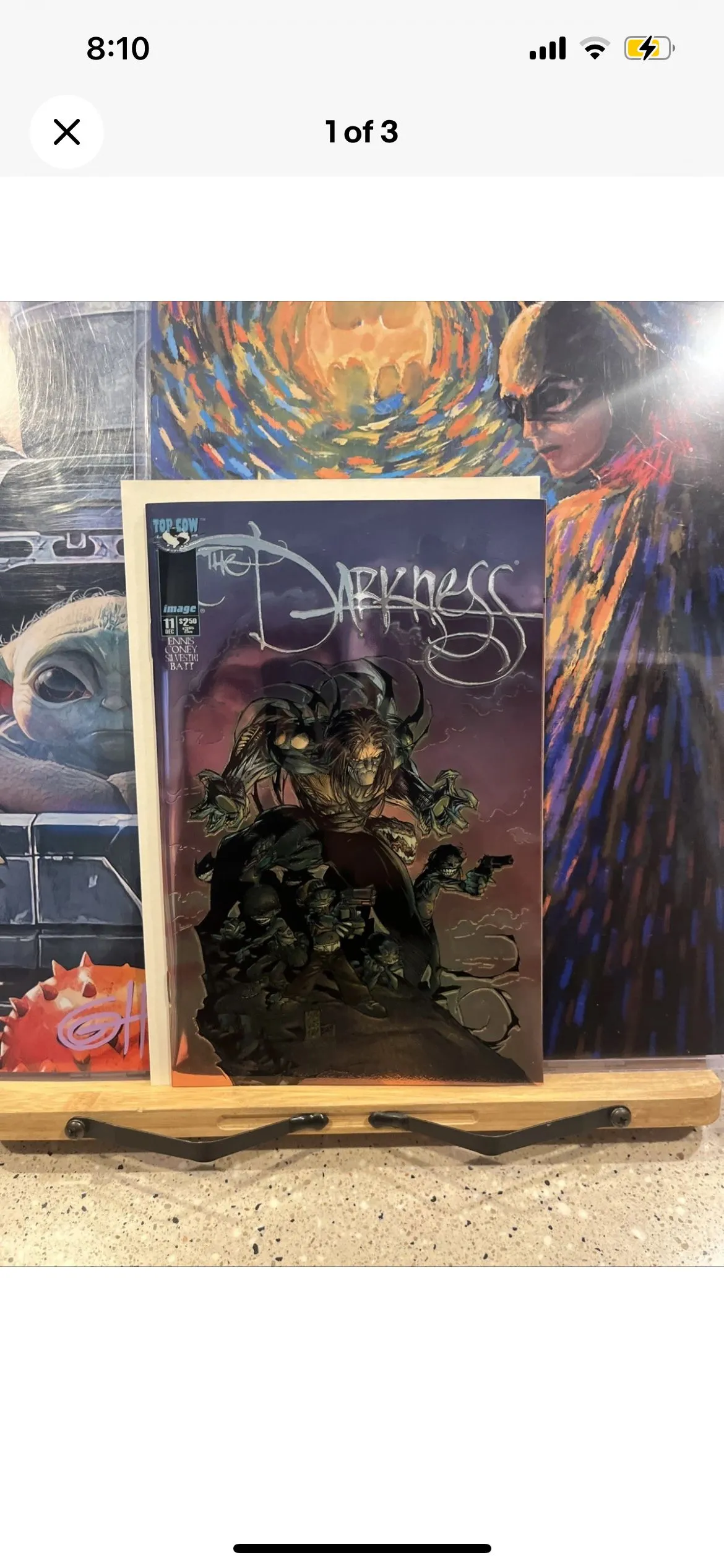 Product image for THE DARKNESS #11 (Top Cow 1998) Marc Silvestri CHROMIUM Variant