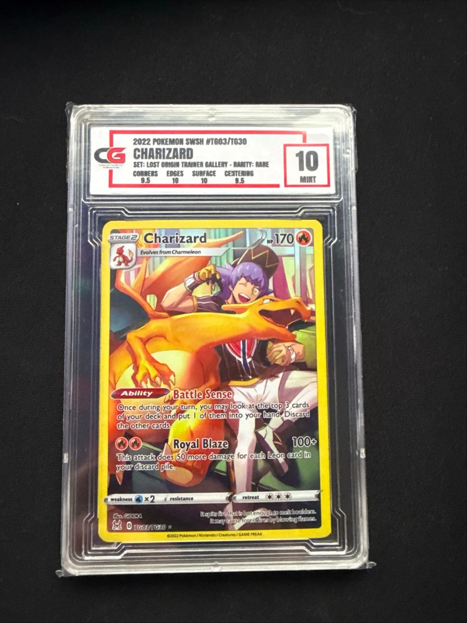 Pokemon Charizard Lost Origin Trainer Gallery Full Art #TG03 Gem Mint 10   Whatnot: Shop, Sell, Connect