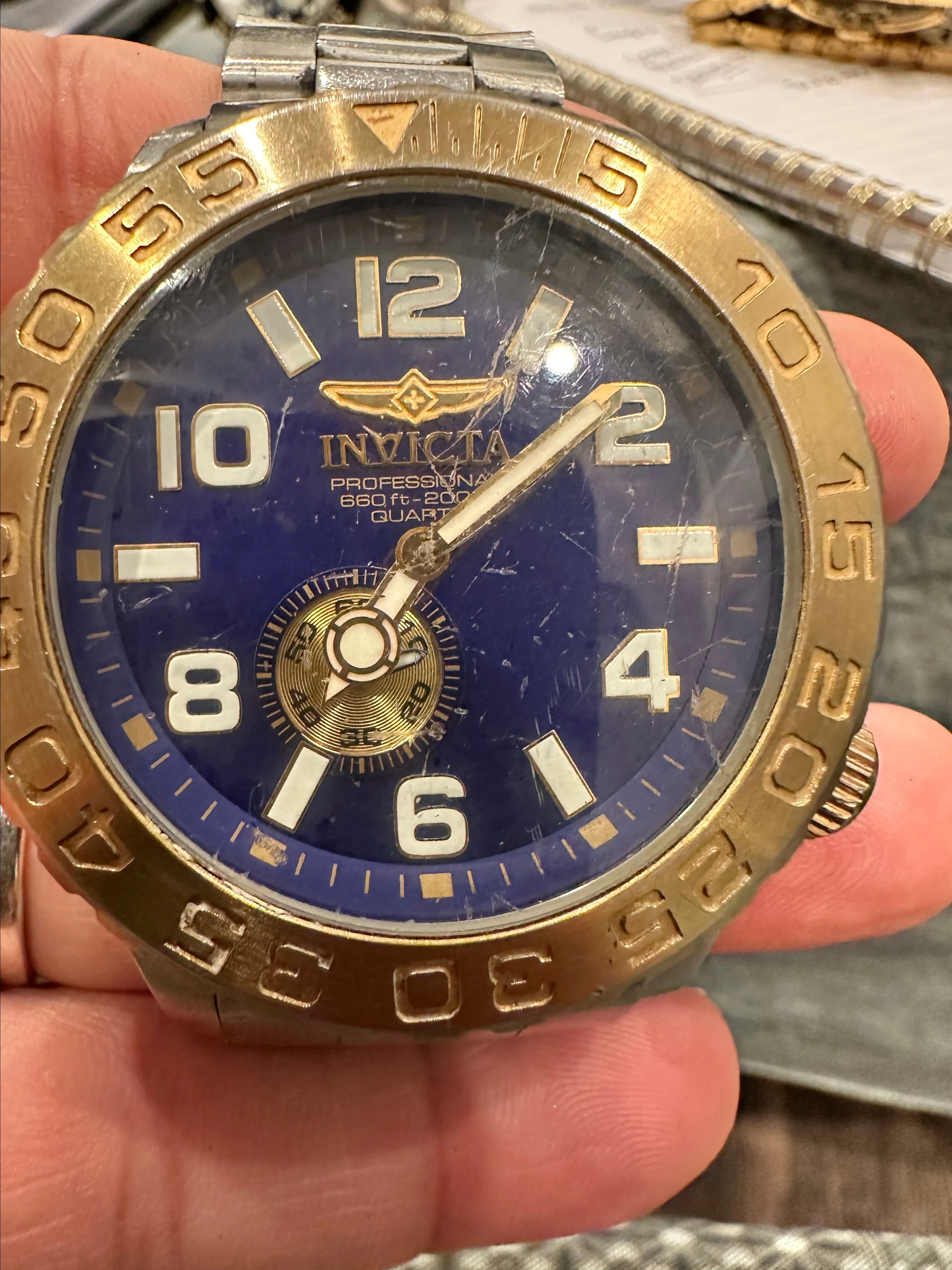 Product image for Invicta watch as shown in live