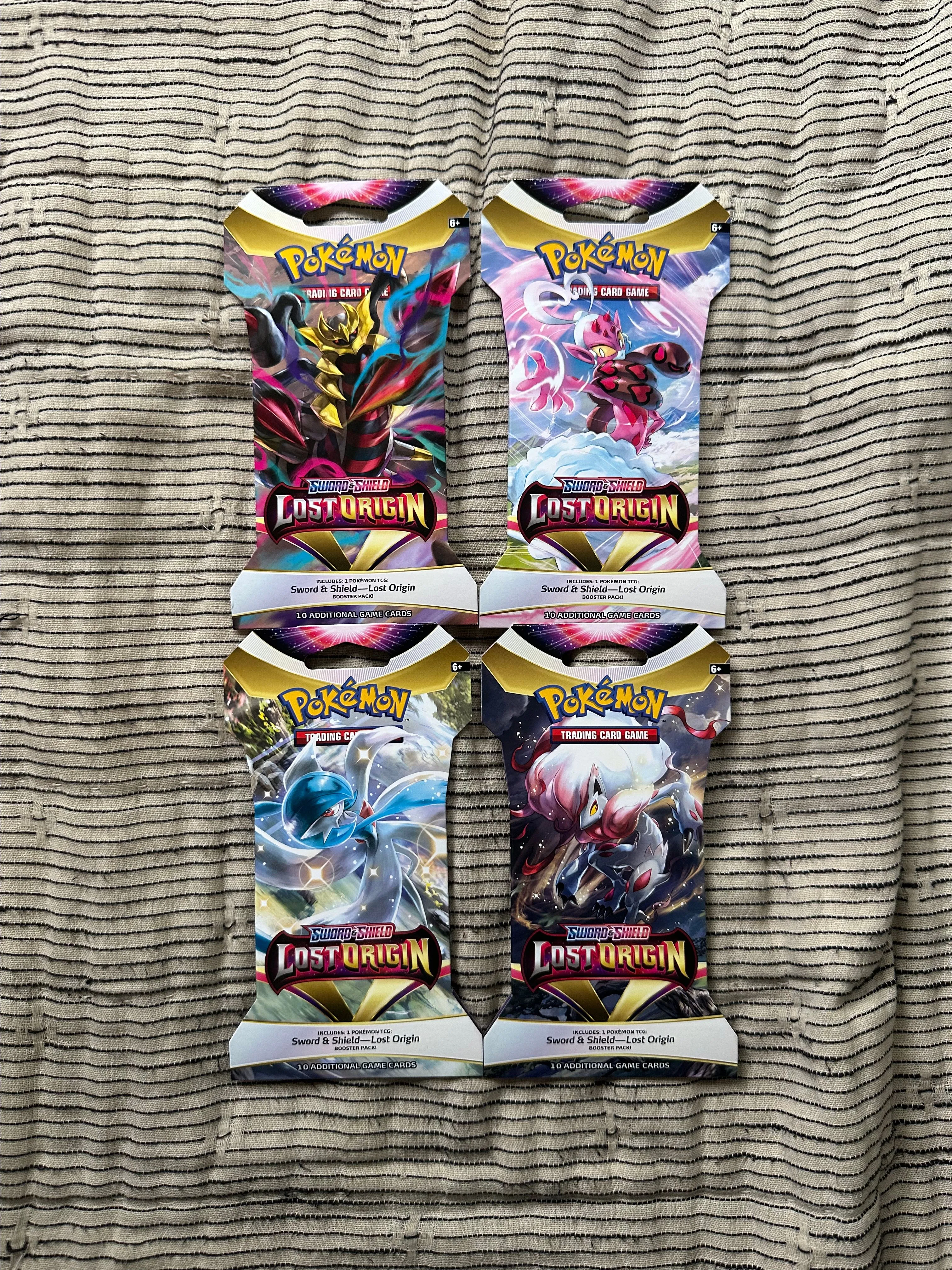 pokemon cards 36 booster packs Pokemon TCG: Sword & Shield SS11 Lost Origin Sleeved Booster Sealed Ca main image 1