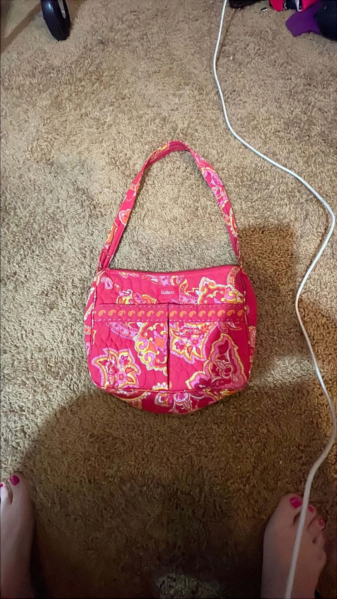Product image for 159 - Liz and Co. Cloth/Quilted Purse