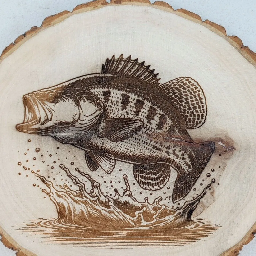 Product image for round bark wood