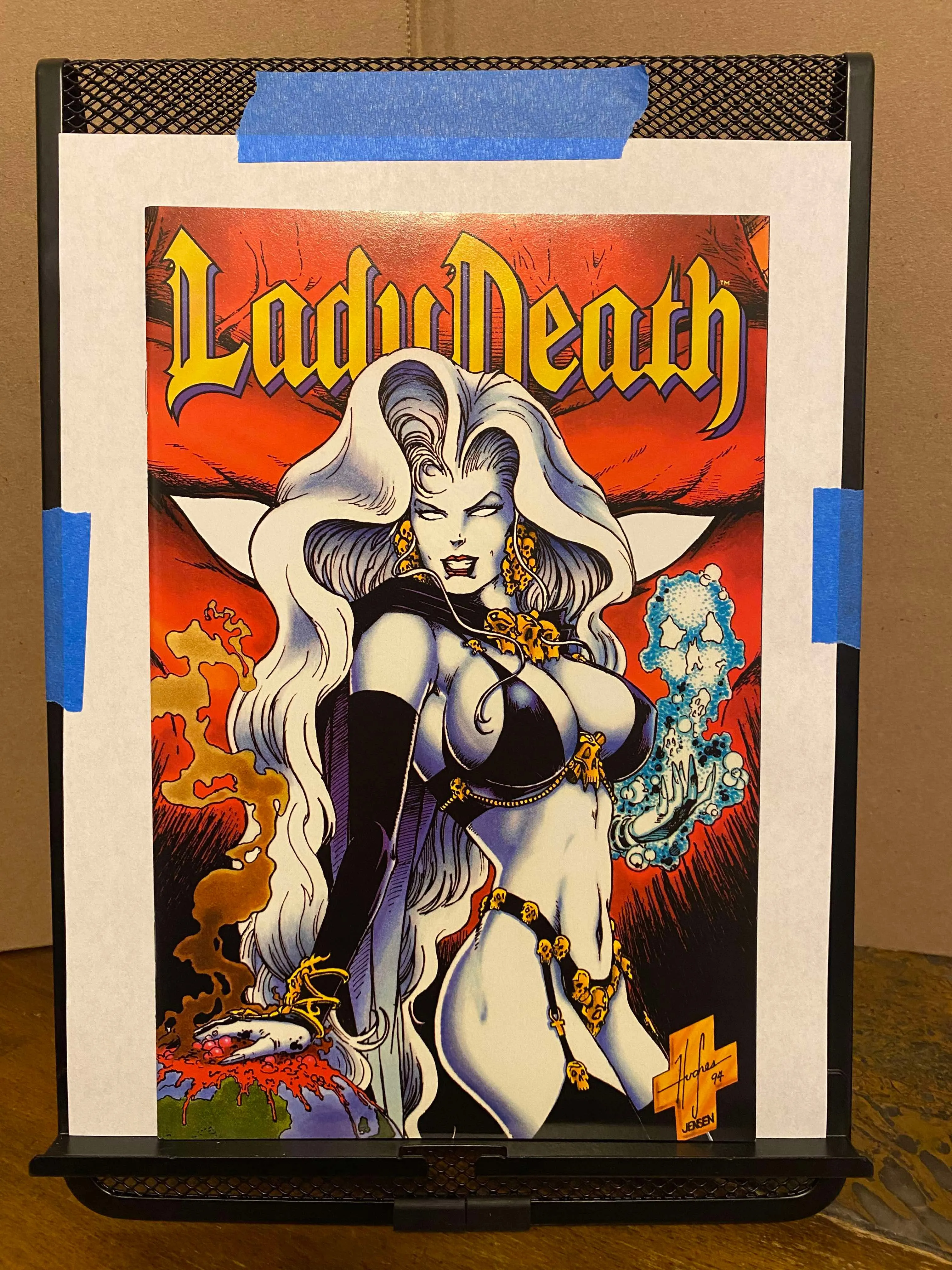 Product image for 4 Lady Death II: Between Heaven and Hell (1995) Chaos Comic Steven Hughes Cover