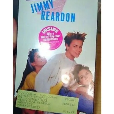 Product image for CBS Label Extremely Rare Jimmy Reardon Sealed CBS FOX VHS WITH WATERMARKS - 1980s BLUE VERY RARE
