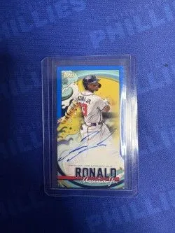 Product image for 2022 Ronald Acuna Jr. Topps RIP MINI AUTOGRAPH 10/10