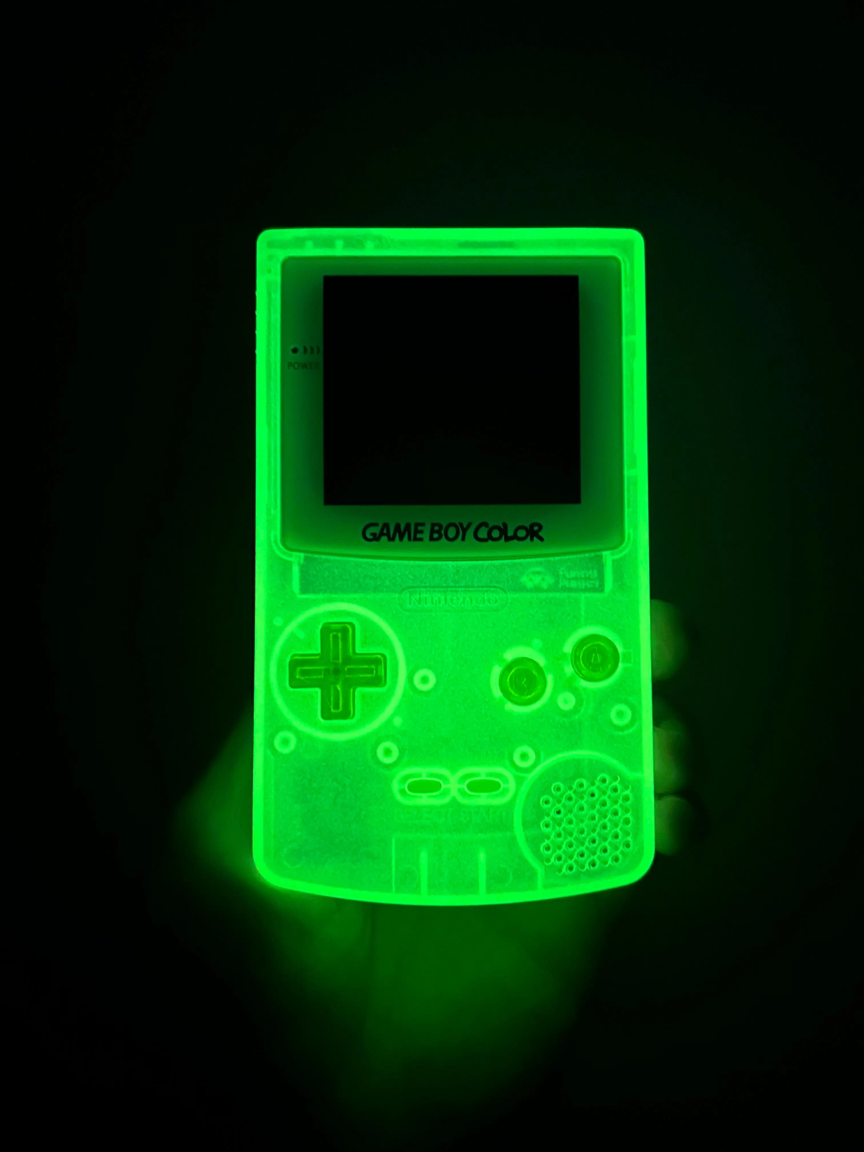 Product image for Nintendo Gameboy Color - Neon Yellow (GLOW IN THE DARK)