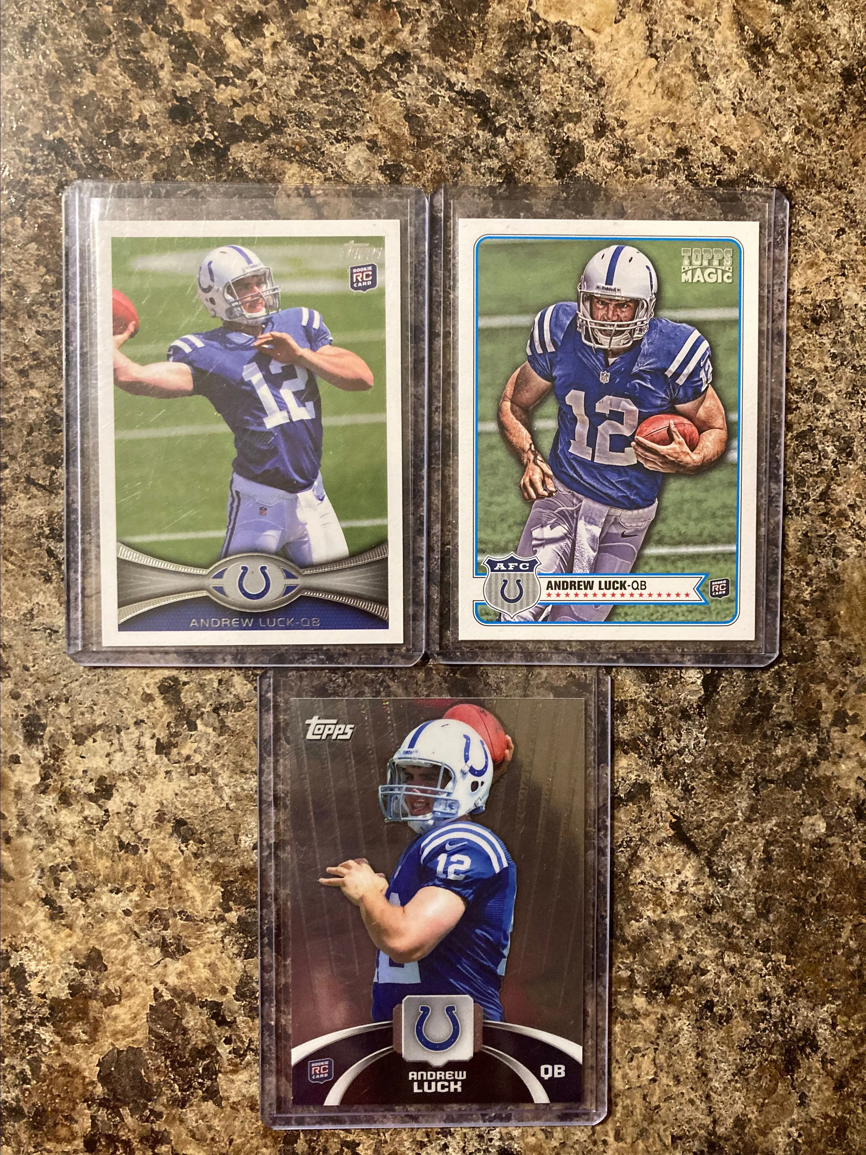 Product image for Andrew Luck 2012 Topps rookie card lot