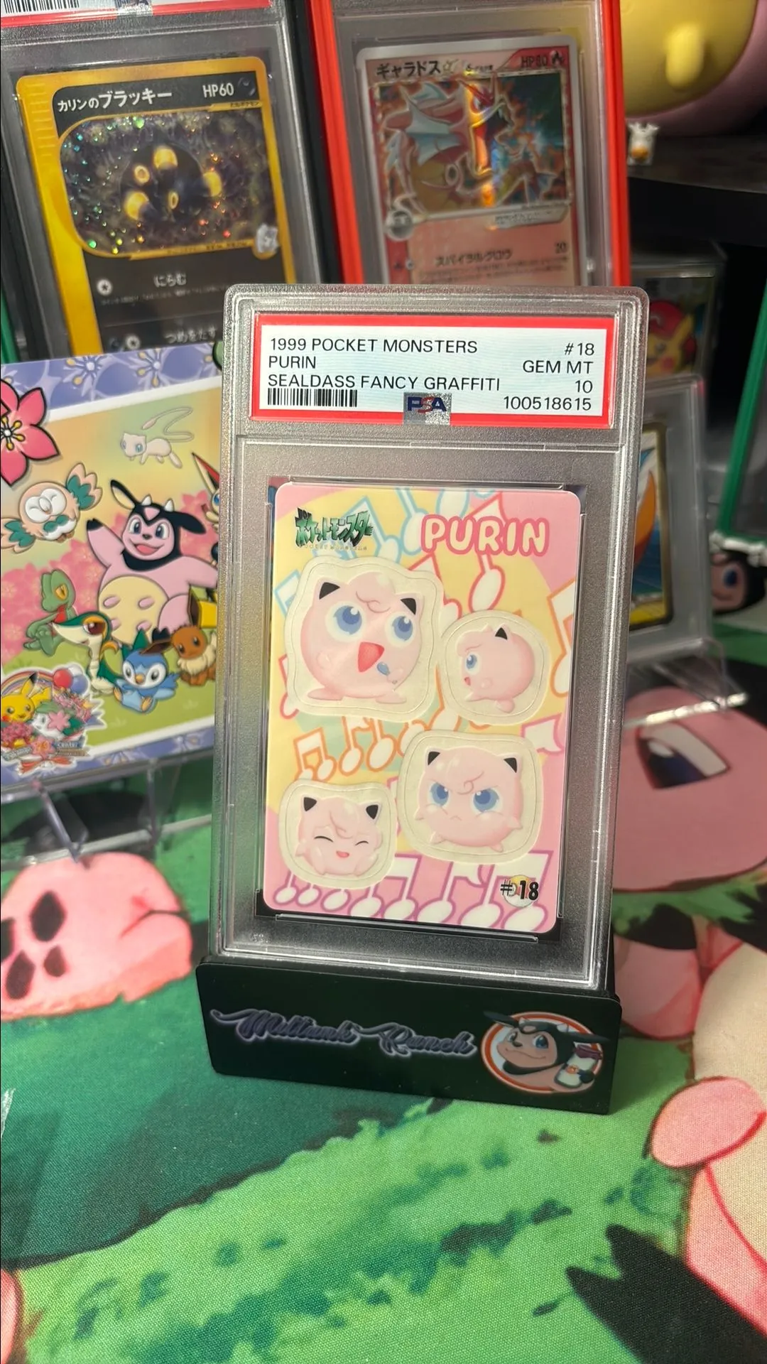 Product image for JIGGLYPUFF PURIN  FANCY GRAFFITI  PSA GEM 10