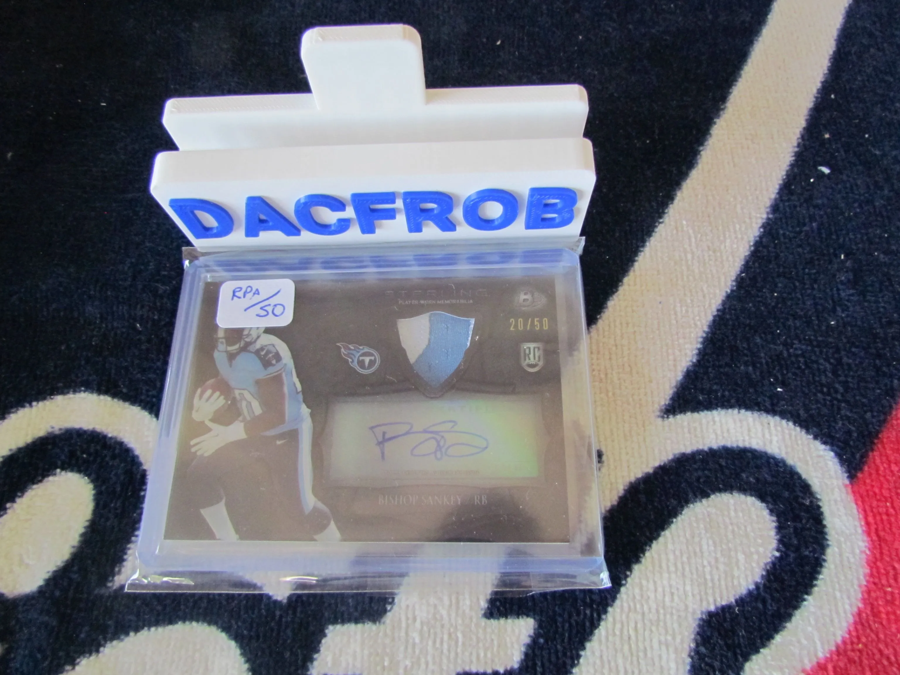 Product image for 2014 TOPPS PRA BISHOP SANKEY AUTO,PATCH, NUMBERED 20/50