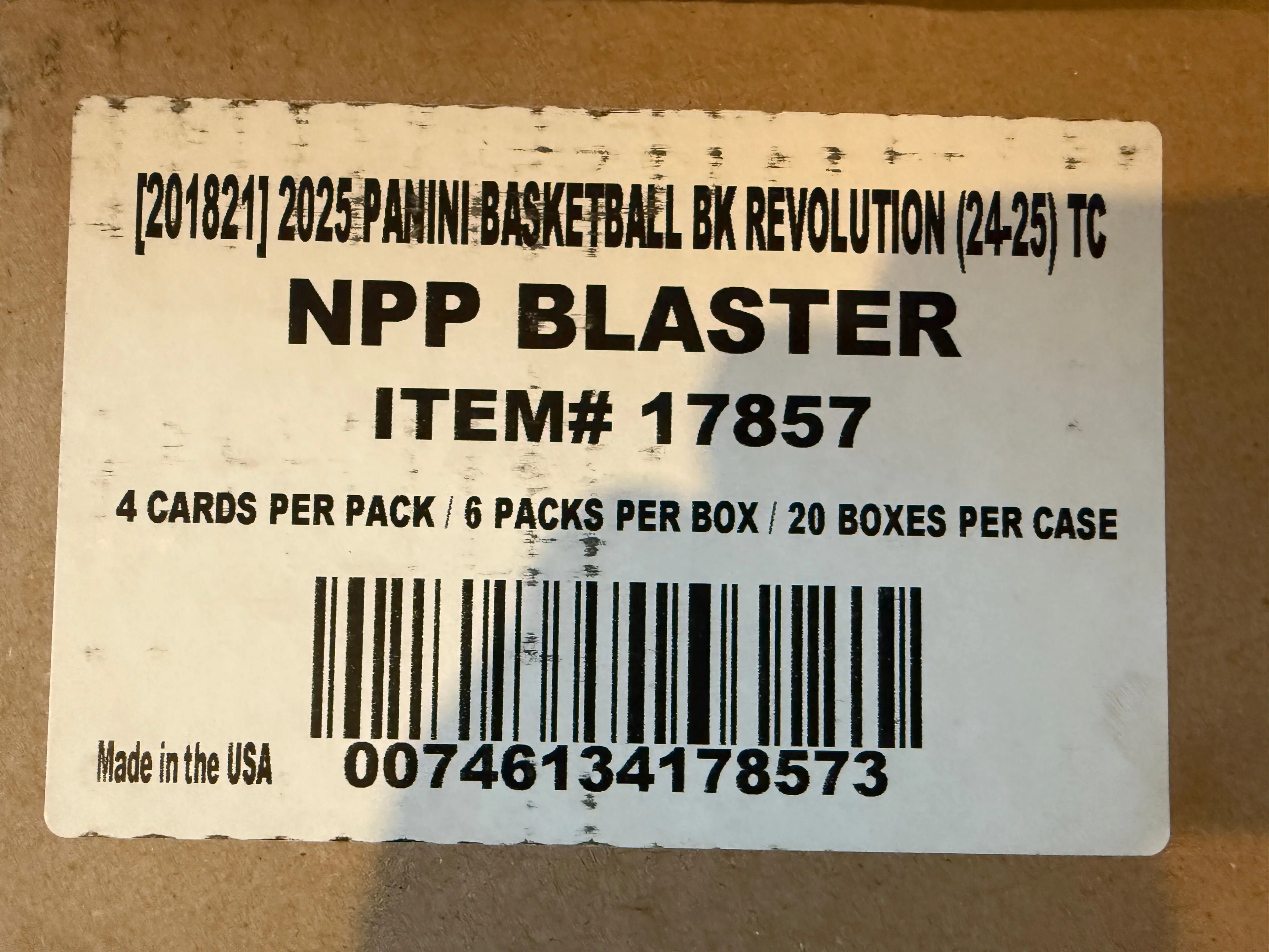 Product image for 2024-25 Revolution NBA Basketball Blaster Case - 1 Case
