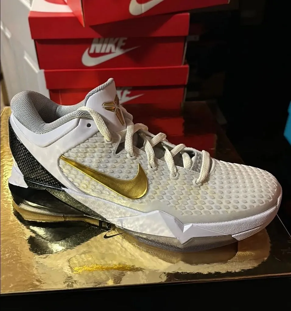 nike kobe 7 mens white