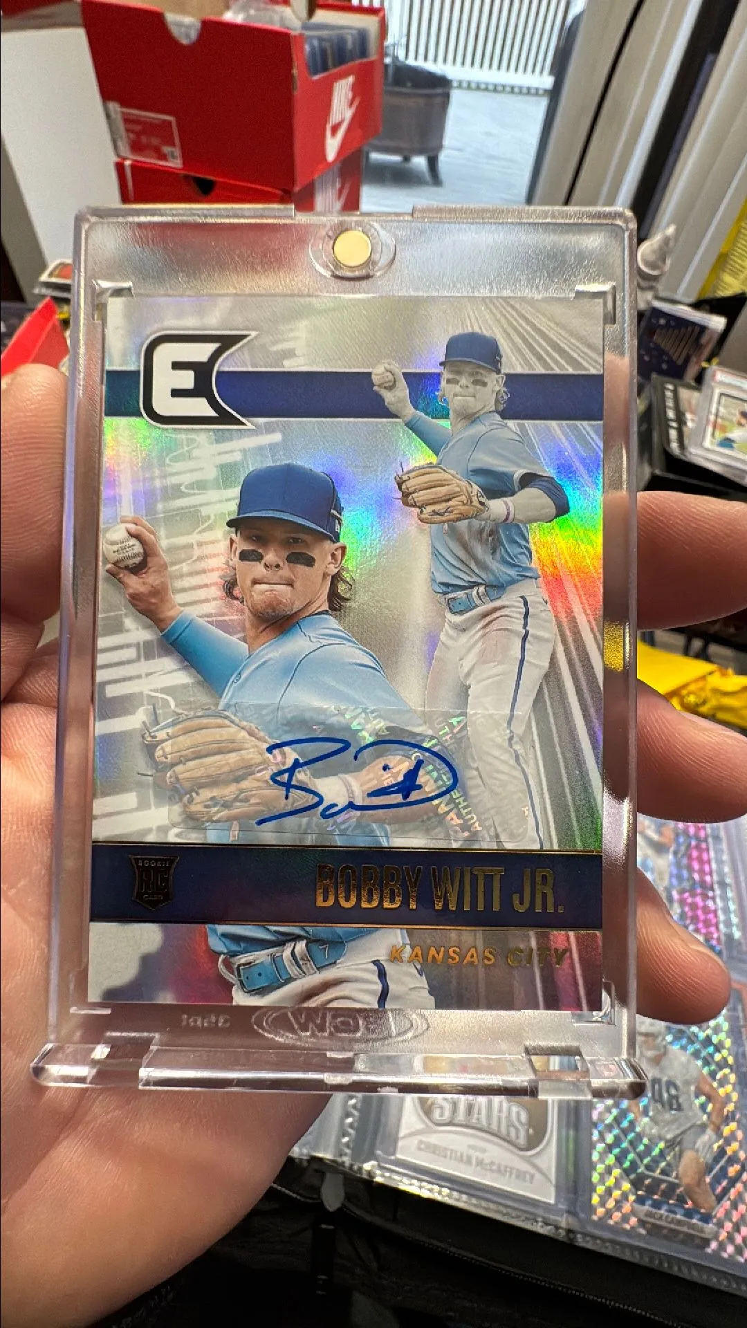 Product image for Bobby Witt Jr ROOKIE AUTO card