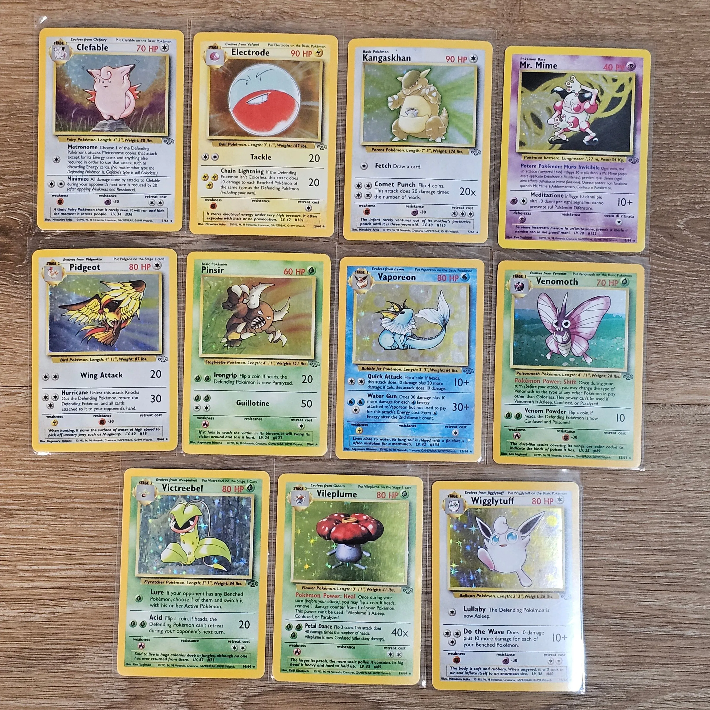 Pokemon Card Jungle Set Holo Lot Of 11 - Conditions Listed In Description -  Mostly Near Mint  Whatnot: Shop, Sell, Connect