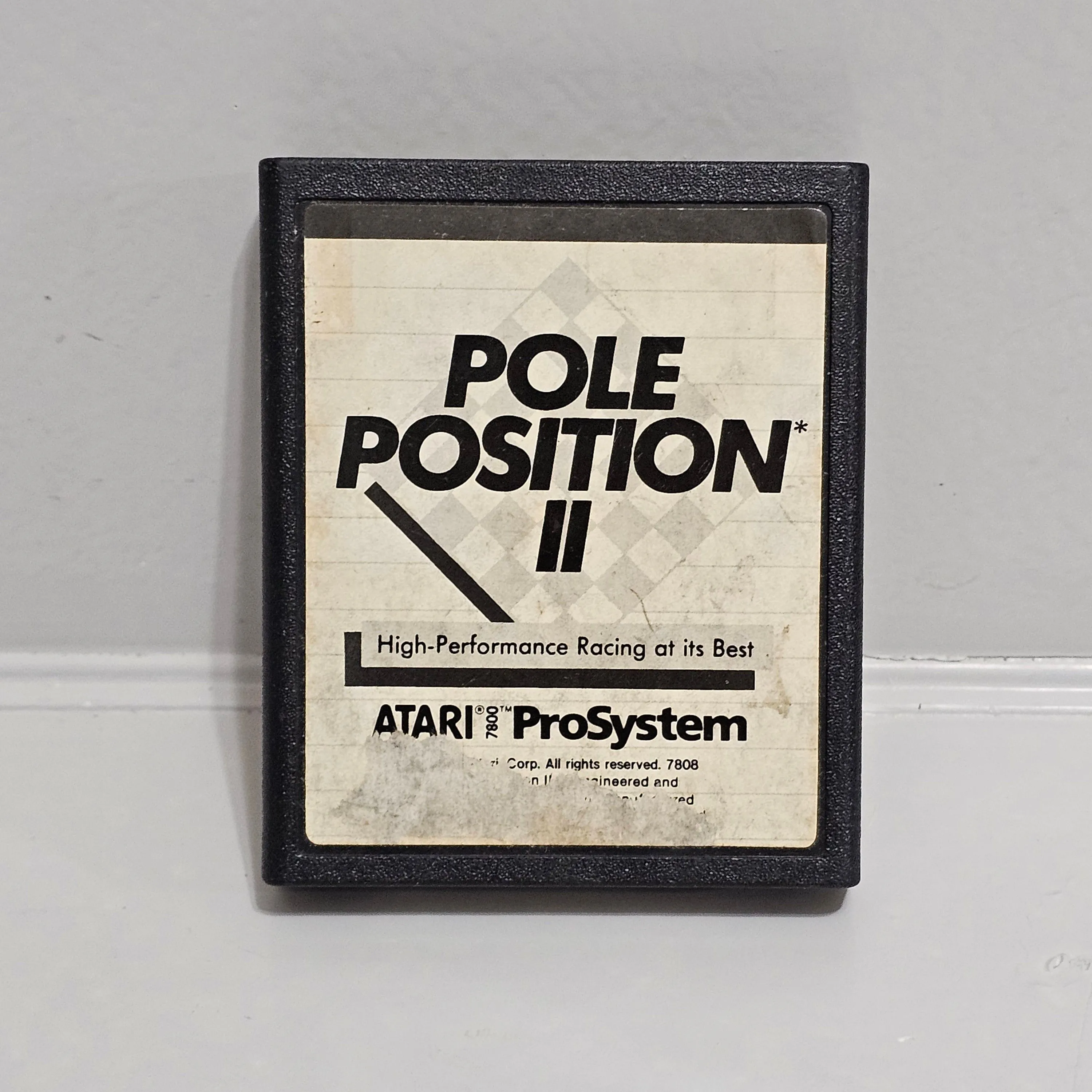 Product image for Atari 7800 Pole Position II video game 