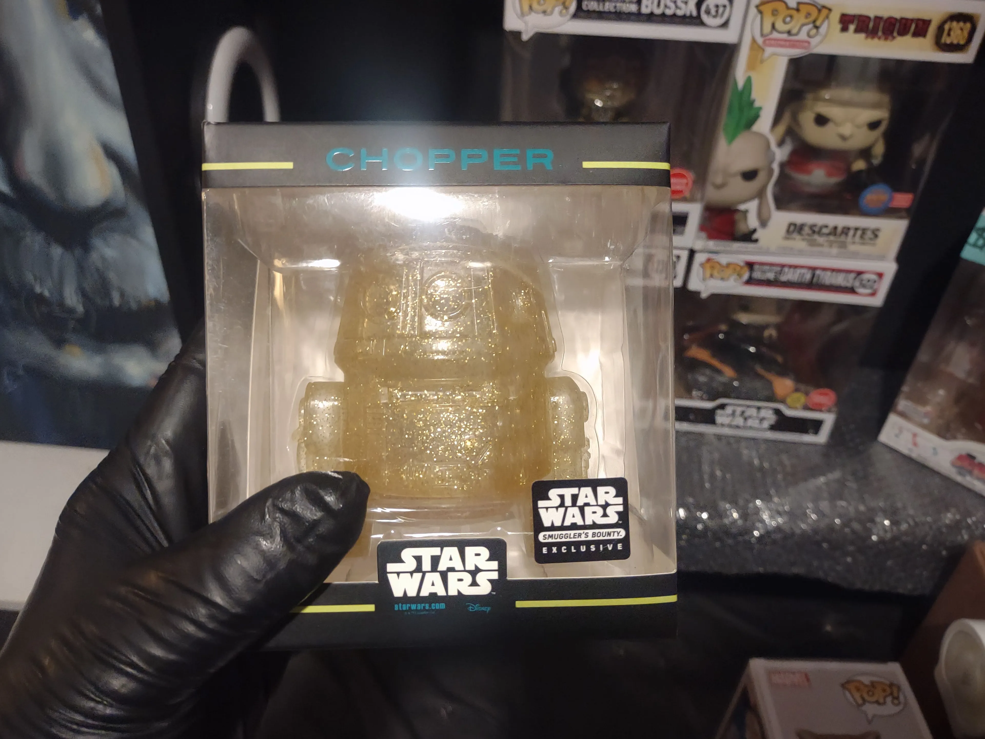 Product image for Star Wars Bundle-One 6-7" pop and one Funko Kikari star wars chopper figure 