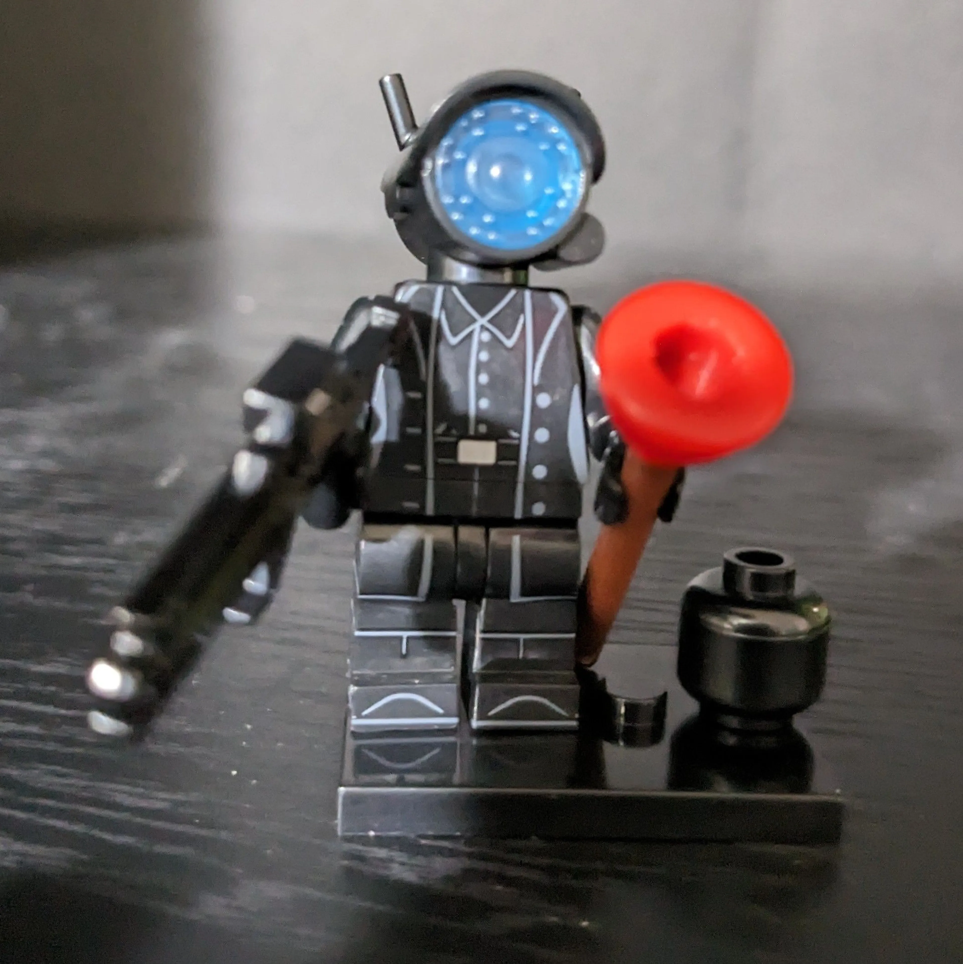 Skibidi Toilet Cameraman Minifigure - Custom - Black · Whatnot: Buy, Sell &  Go Live