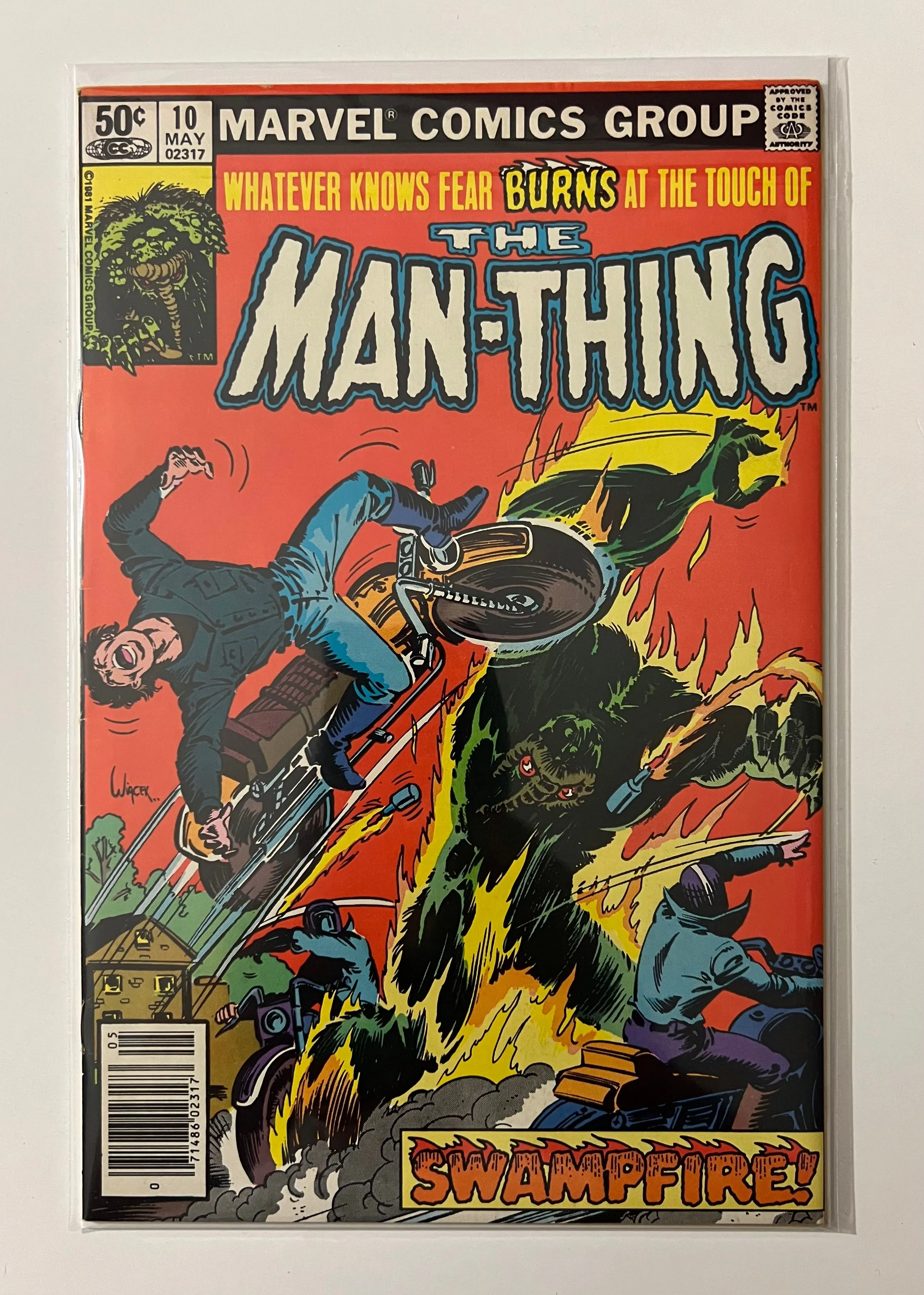 Product image for MAN-THING 10 SWAMPFIRE 1981