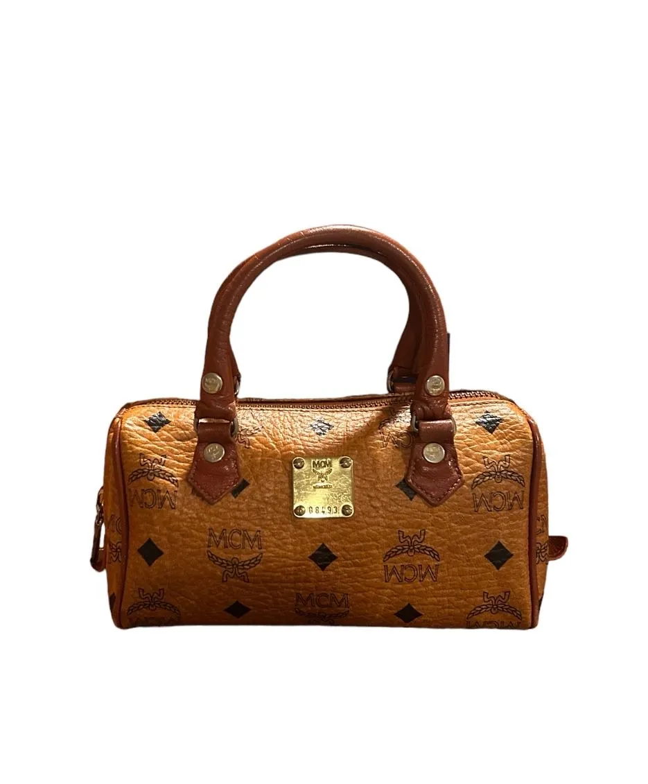 Product image for MCM Vintage Cognac Mini Boston