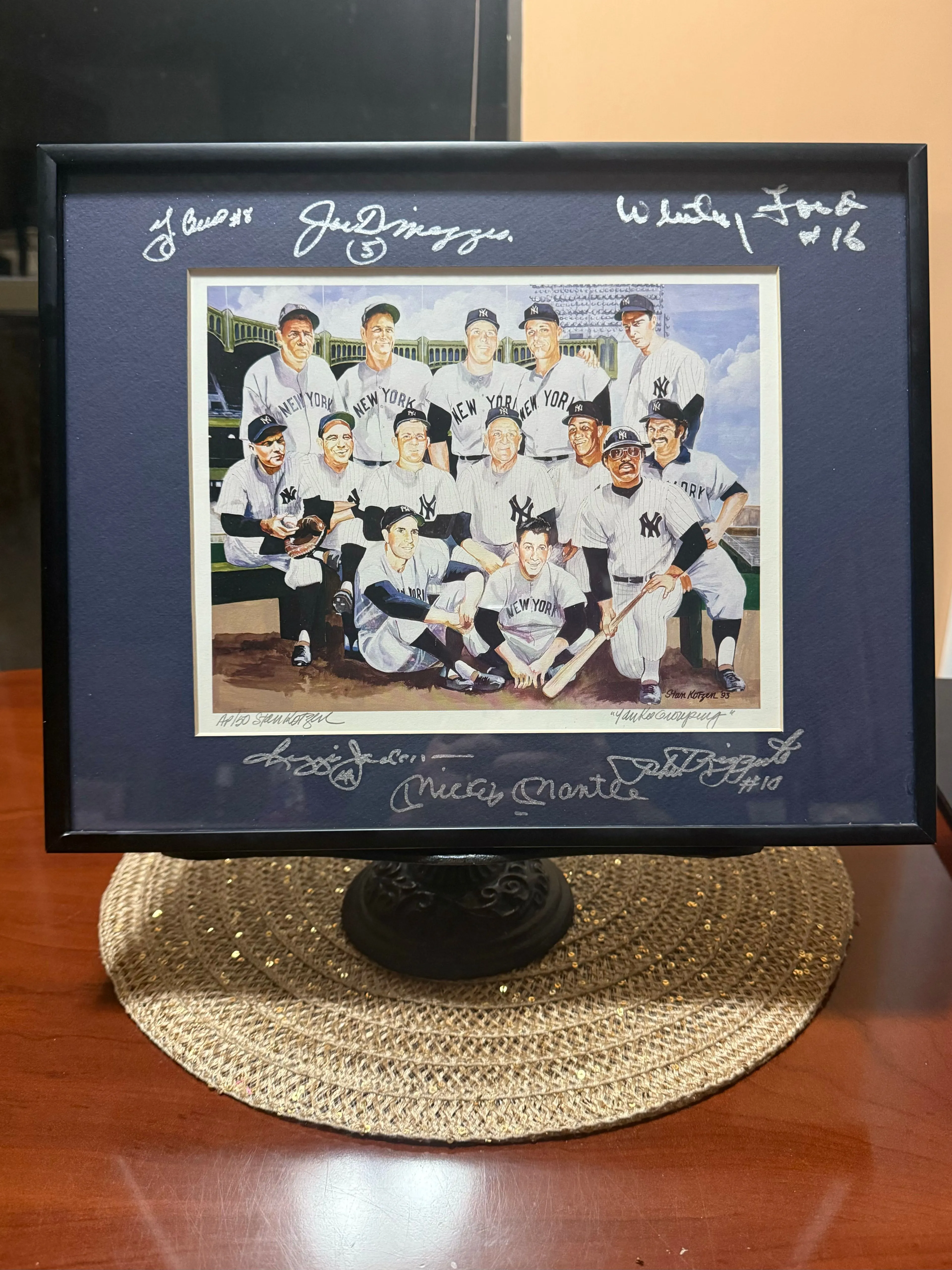 Product image for Yankees Retired Player Autos