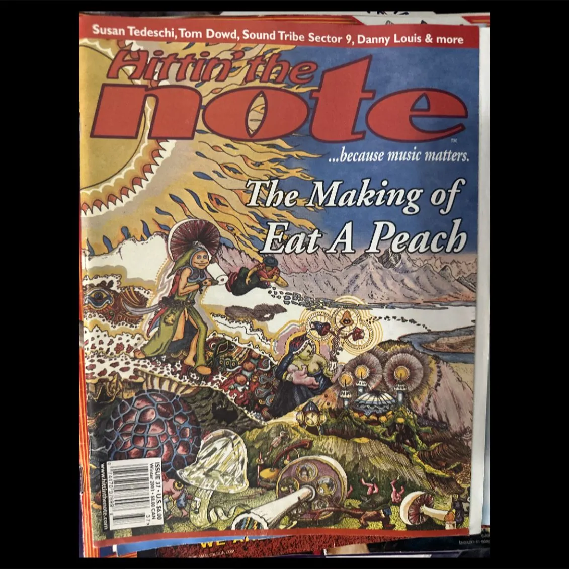 Product image for Hittin the Note … because music matters. Magazine.