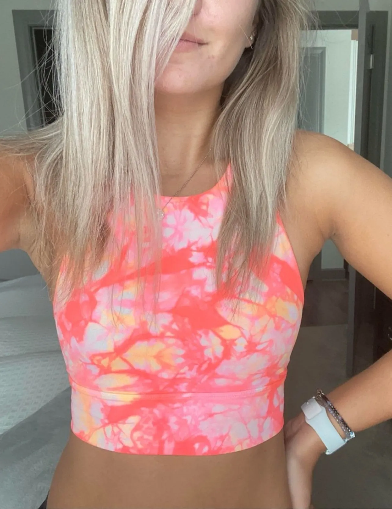 Product image for $68 | Size 8 | Lululemon Energy Bra High Neck Long Line