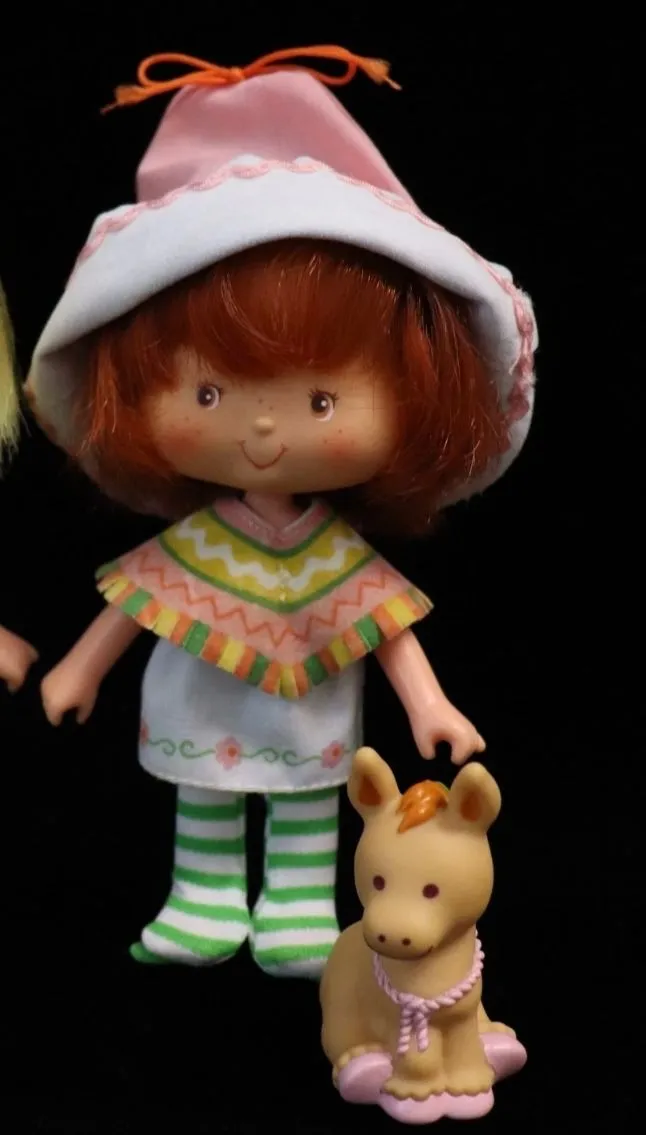 Product image for #5 Vintage Strawberry Shortcake CAFE OLE Doll & BURRITO Pet Donkey