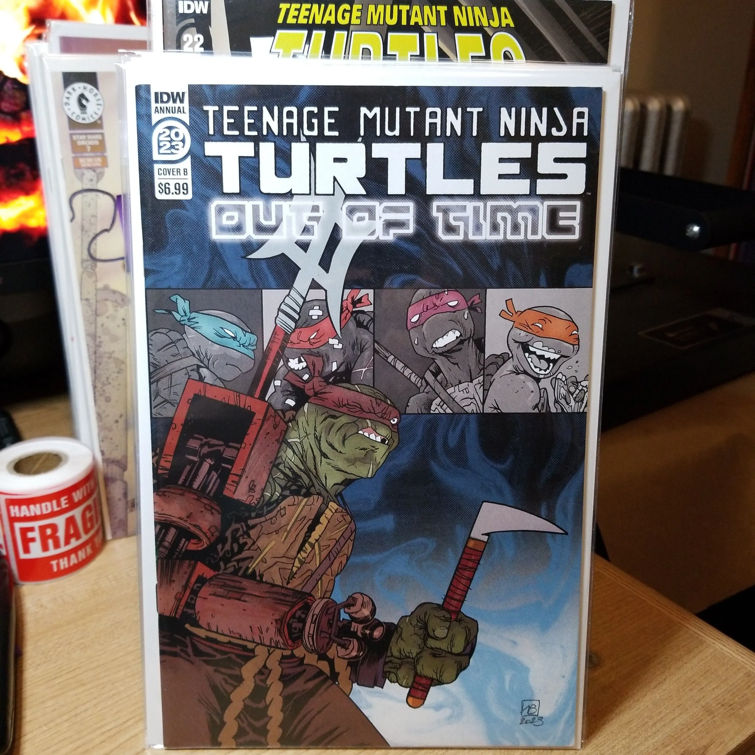 Product image for Teenage mutant ninja turtles out of time annual 2023b