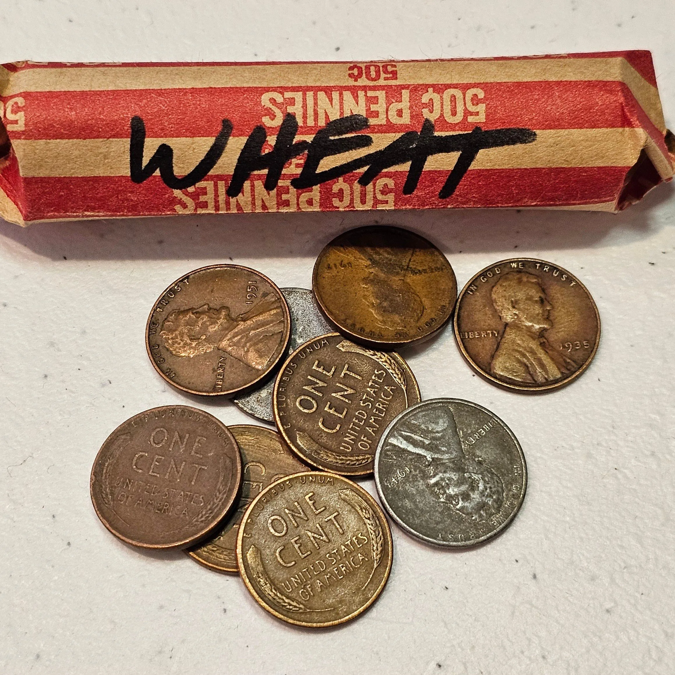Product image for WHEAT CENT ROLL