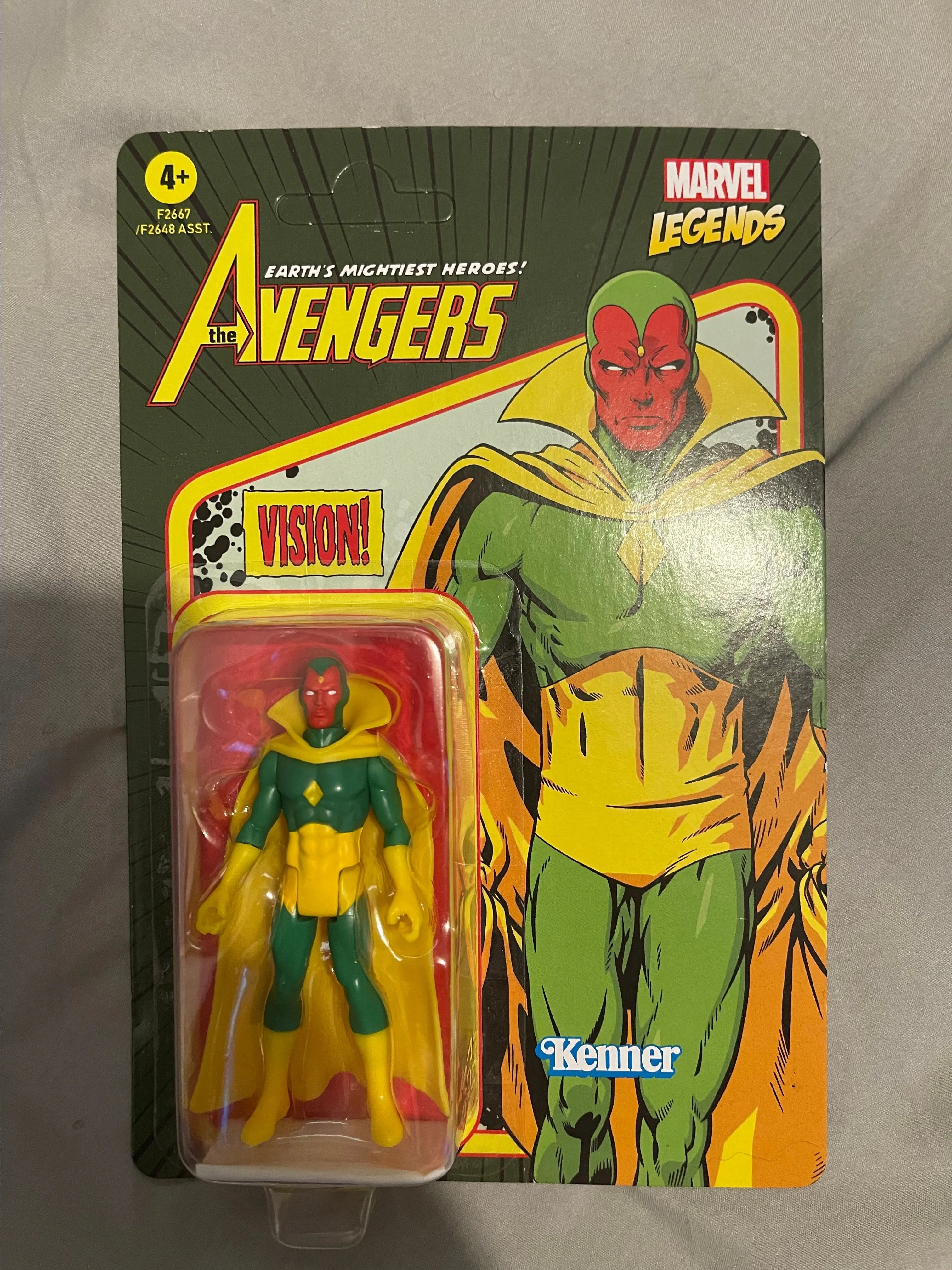 Product image for Hasbro Kenner Marvel Vision Retro Style