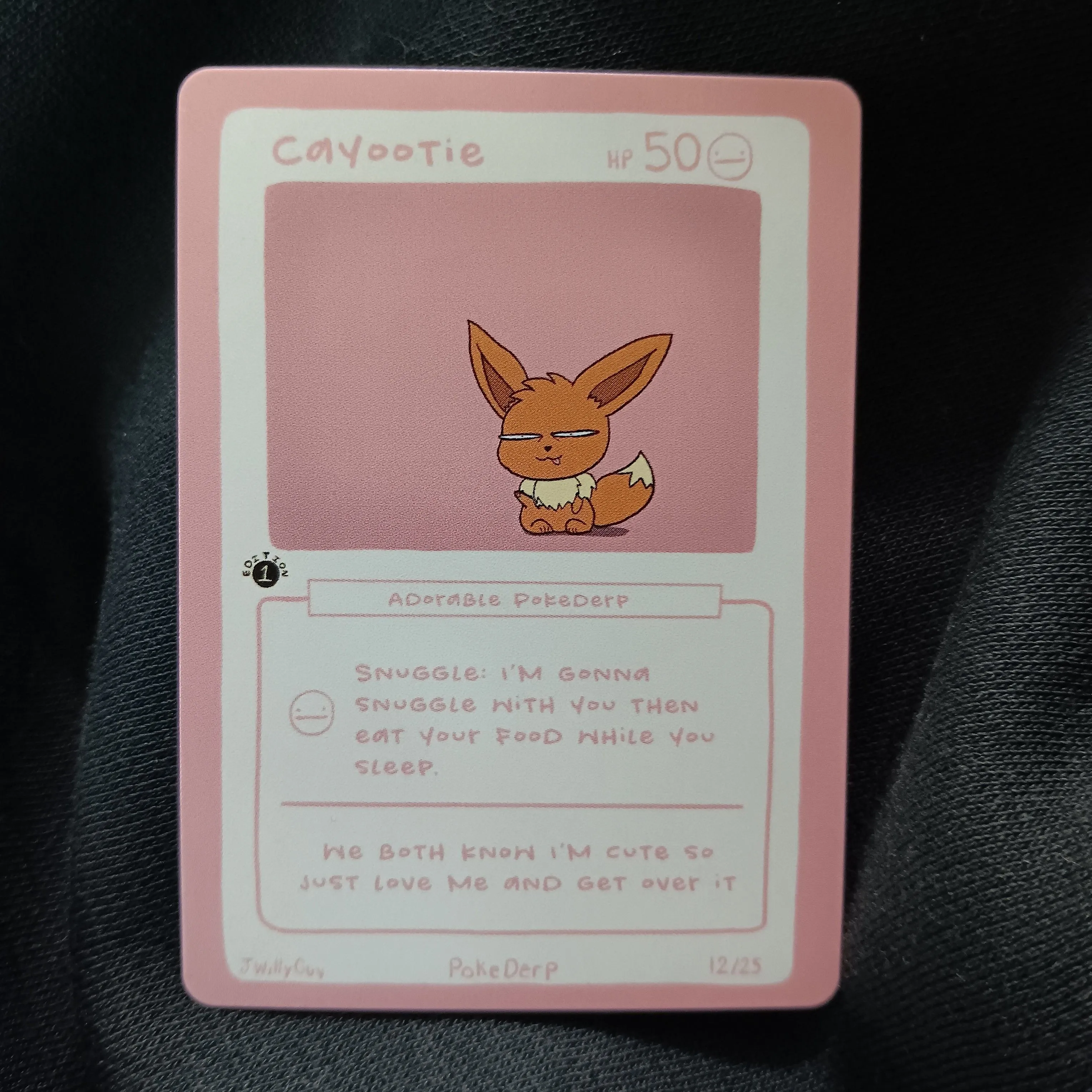 Product image for 💕 Pokederp Cayootie Card 💕  (12/25)
