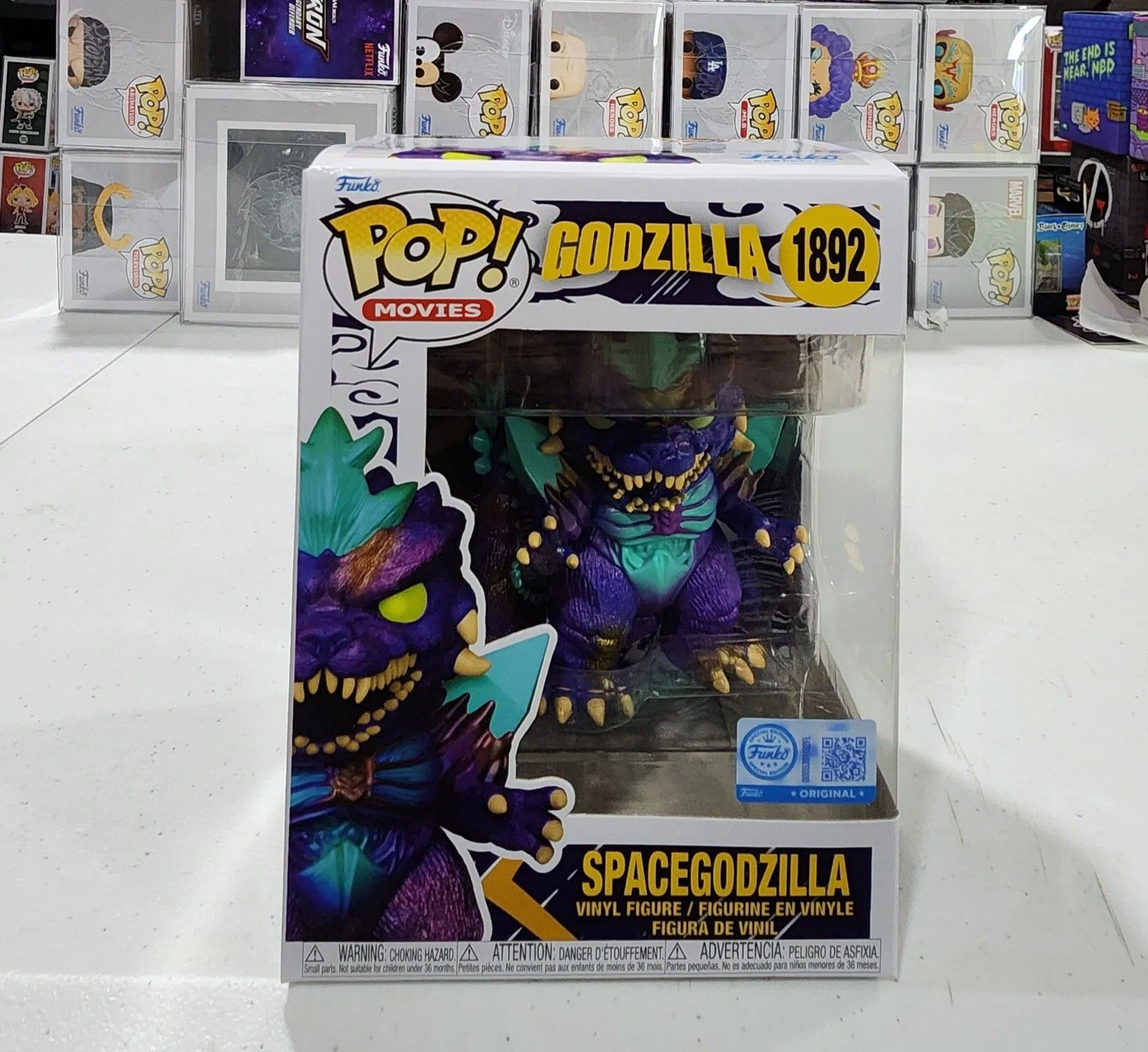 Product image for Godzilla Funko Pop Premium SpaceGodzilla Funko Shop Exclusive # 1892 