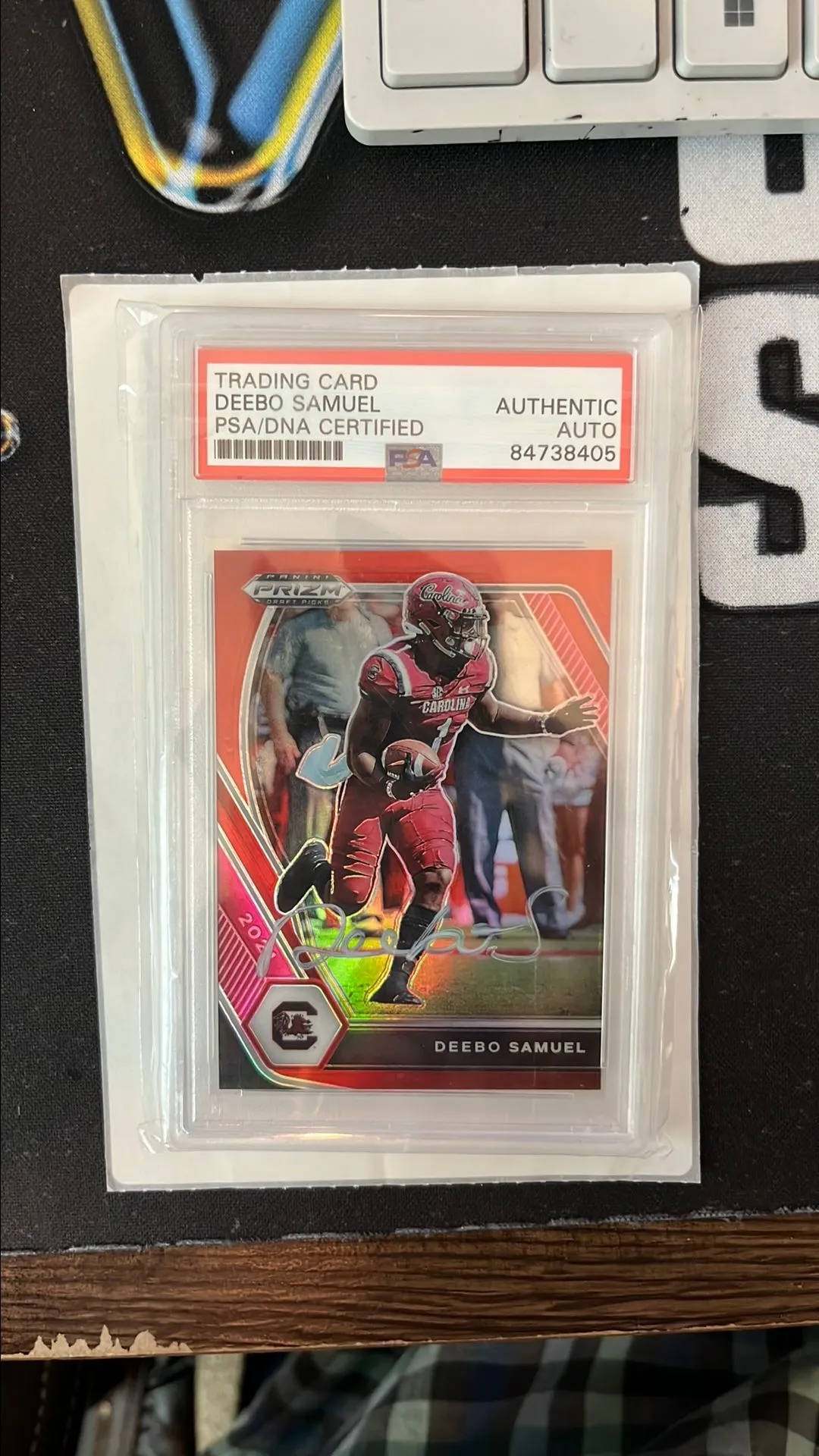 Product image for Deebo Samuel in person auto authenticated