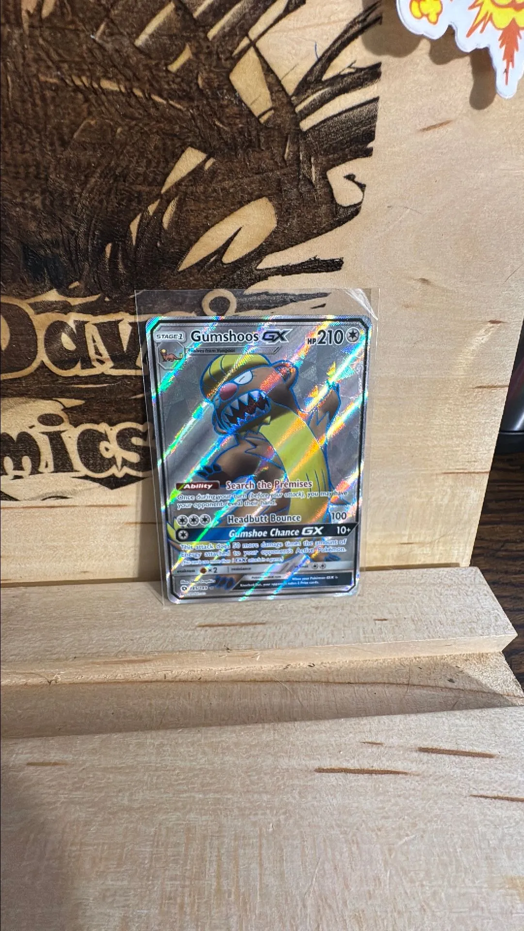 Product image for Gumshoos GX #145 Pokemon Sun & Moon