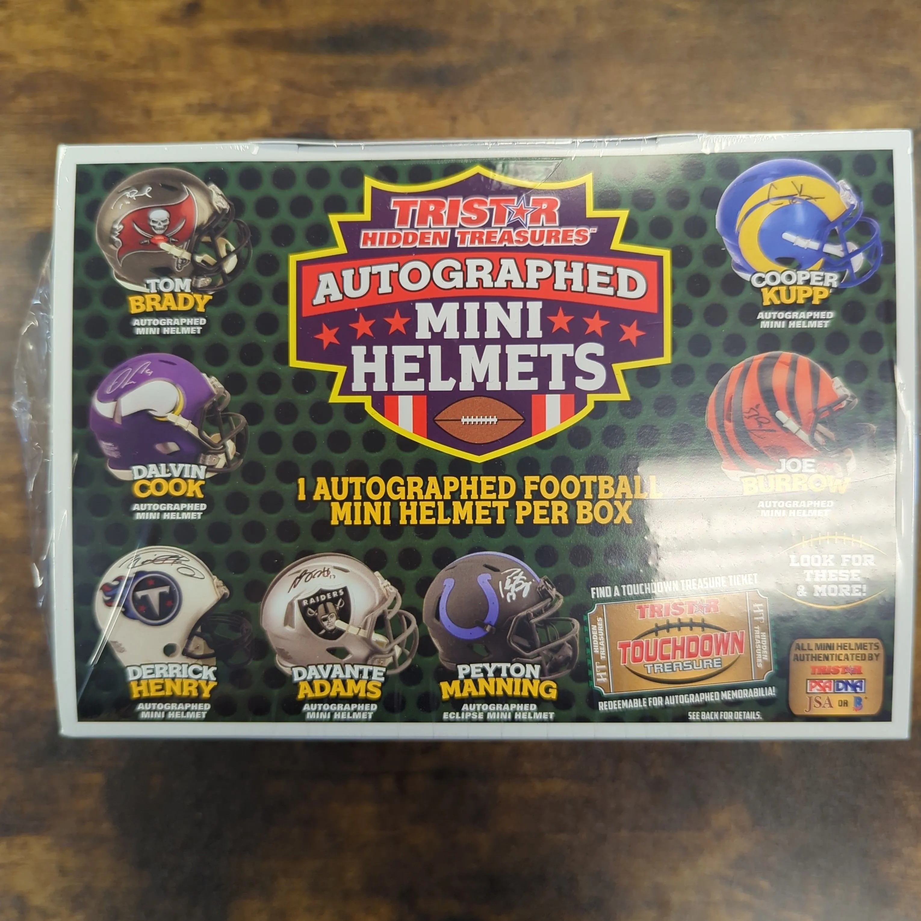 Product image for TriStar Hidden Treasures Autographed Mini Helmet 2023 Series 1
