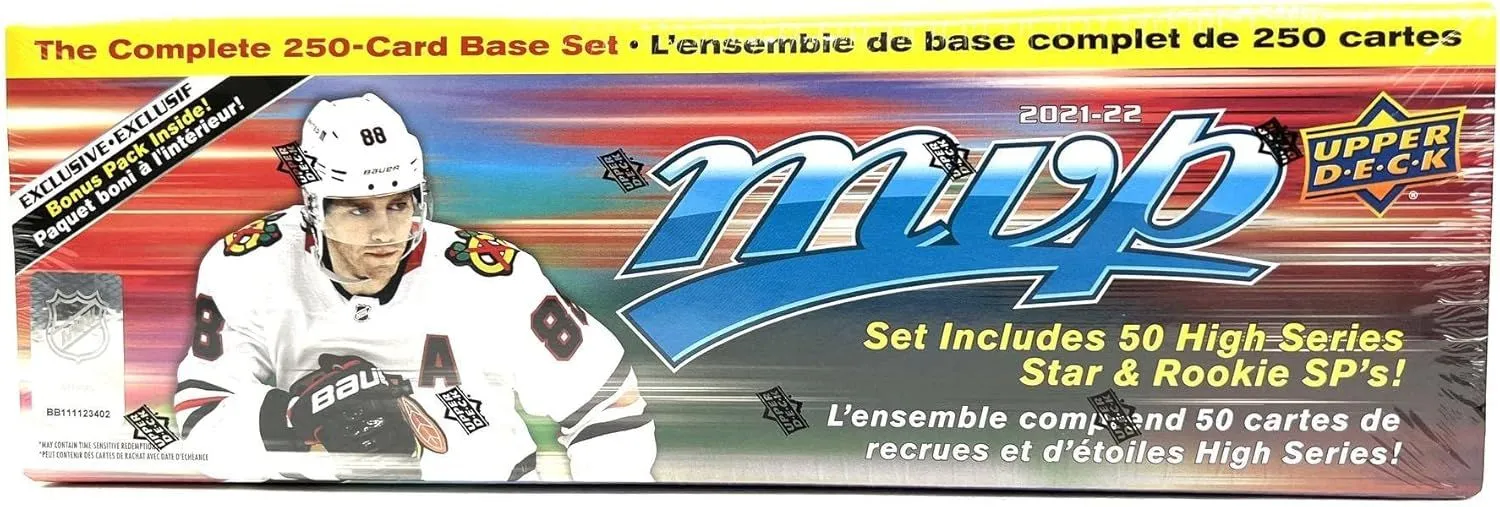 Product image for 2021/22 Upper Deck MVP NHL Hockey Factory Set
